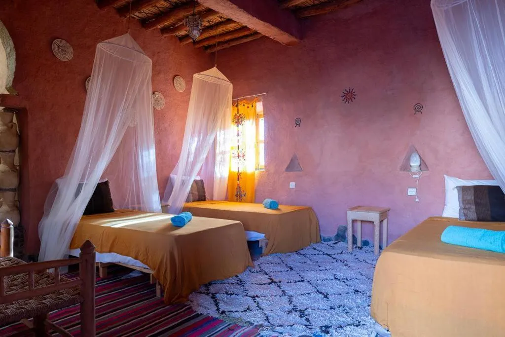 Bed in kasbah luna del sur