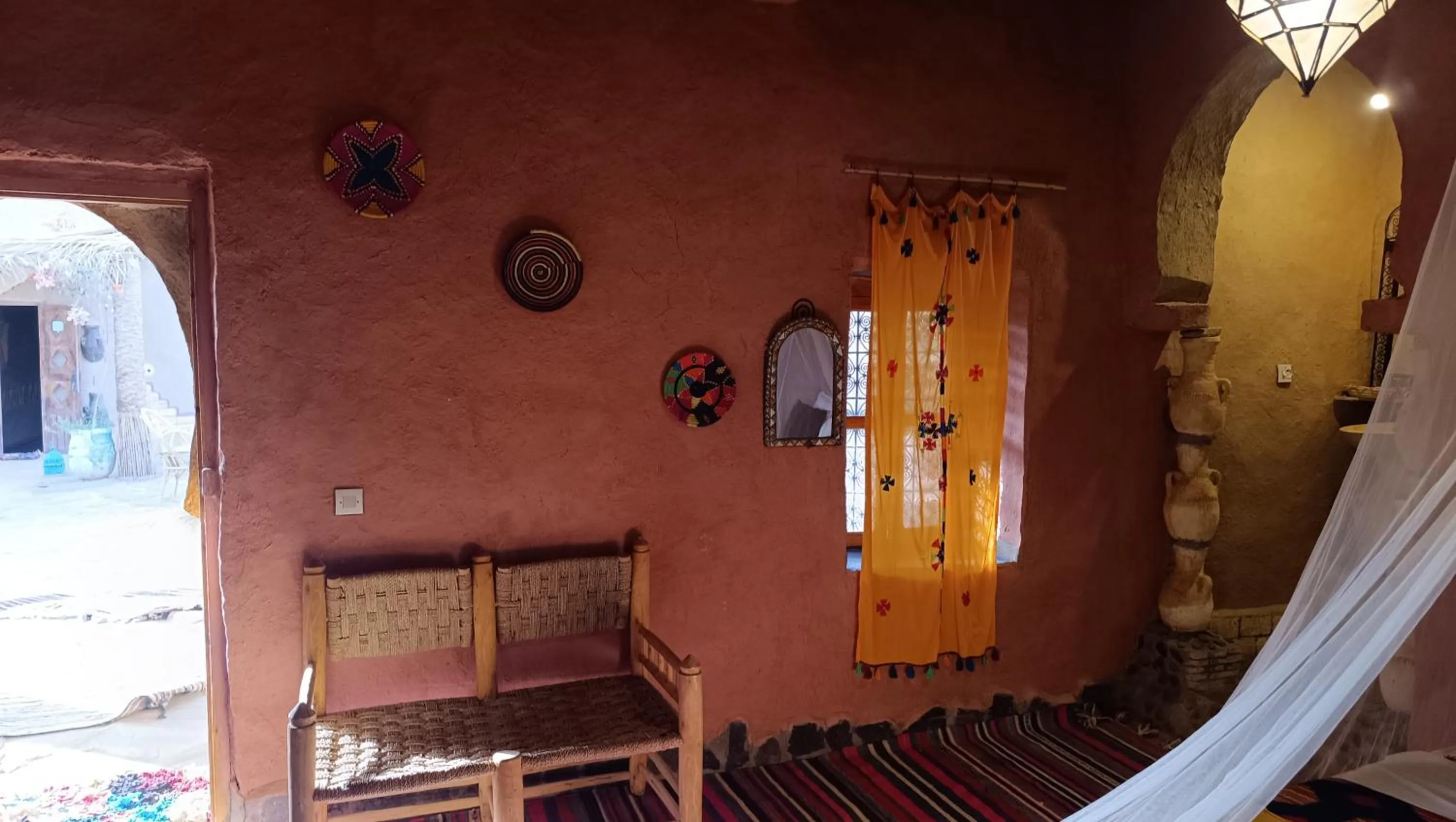 Seating area in kasbah luna del sur