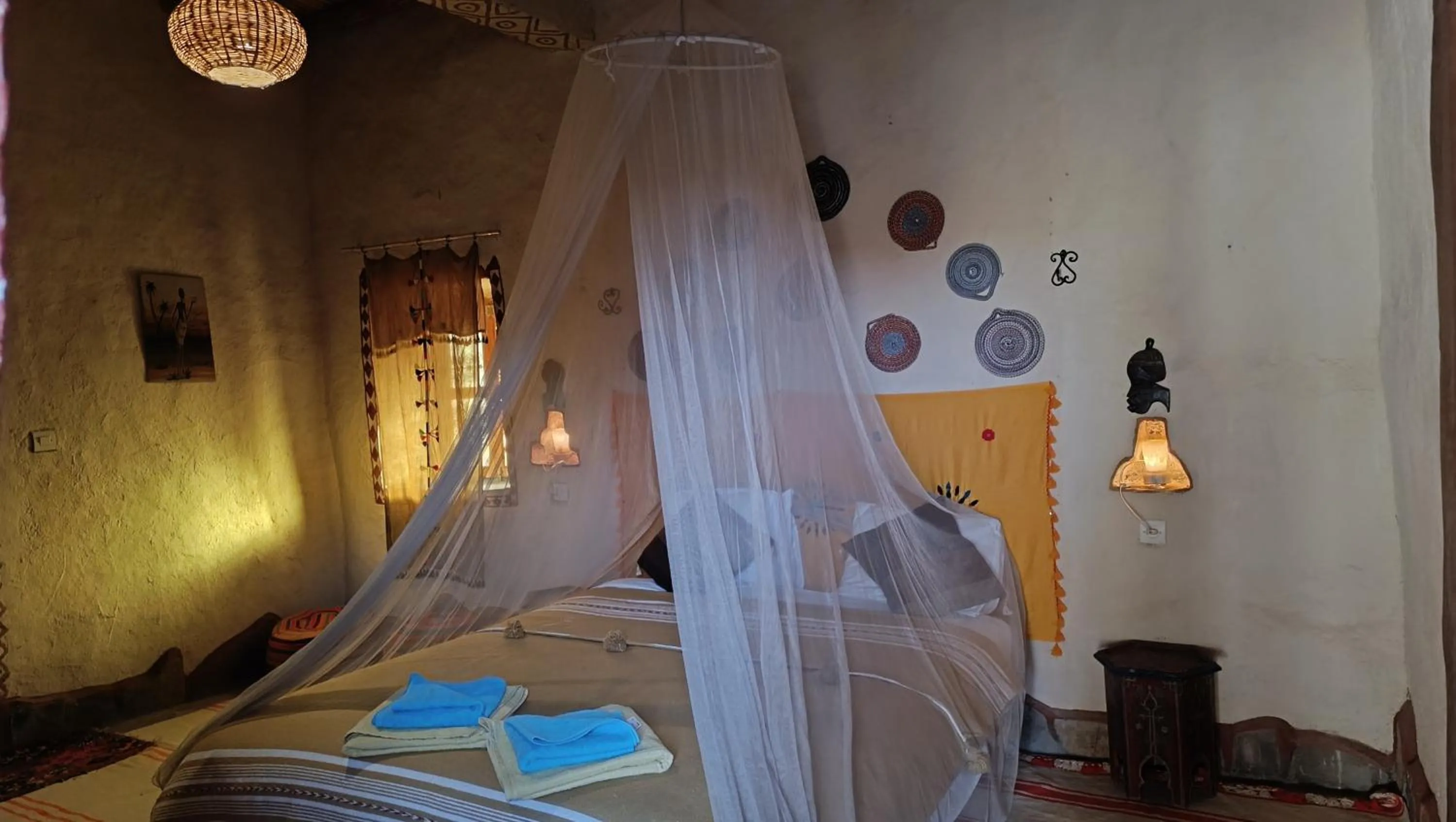 Bed in kasbah luna del sur