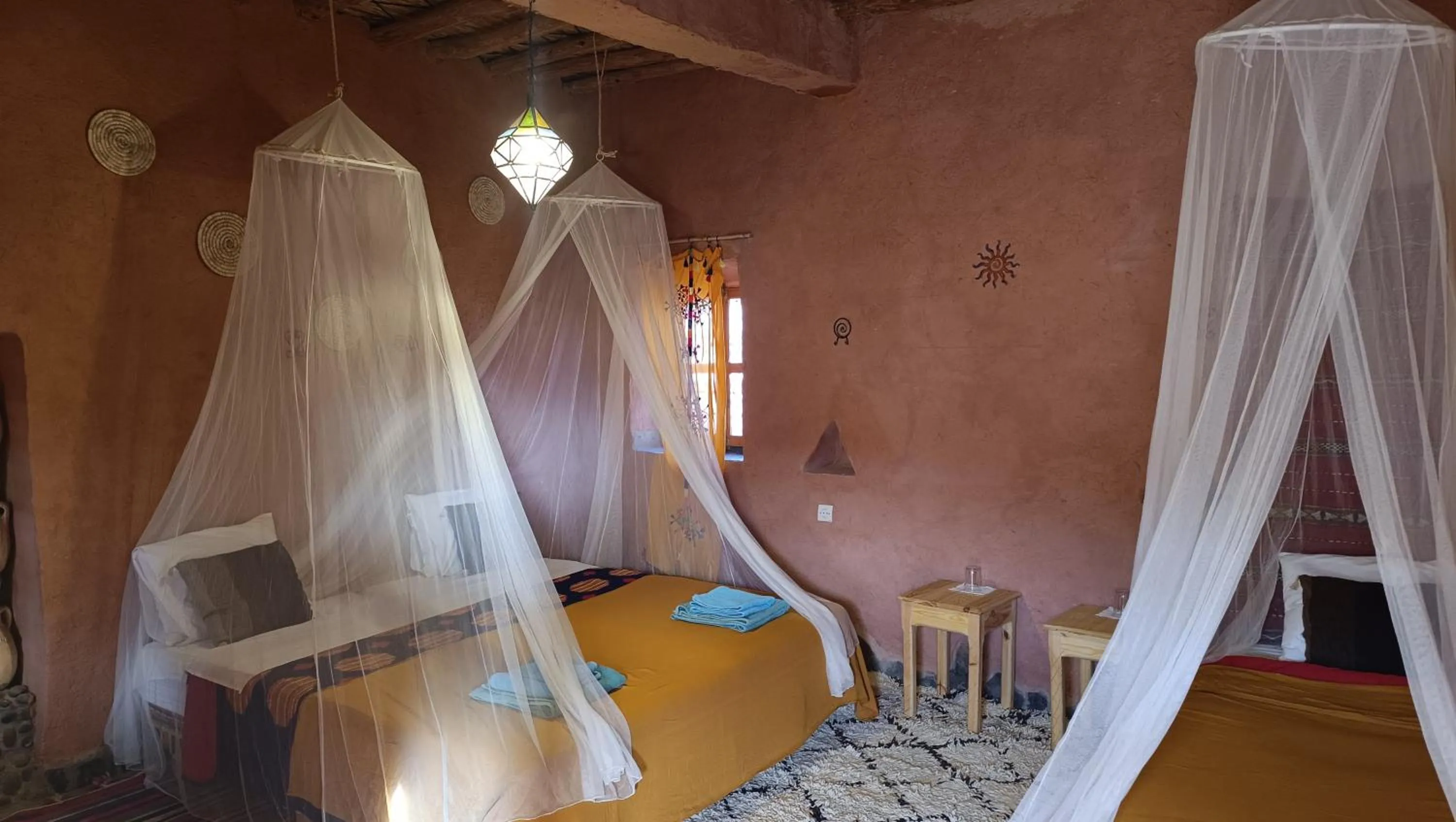 Bed in kasbah luna del sur