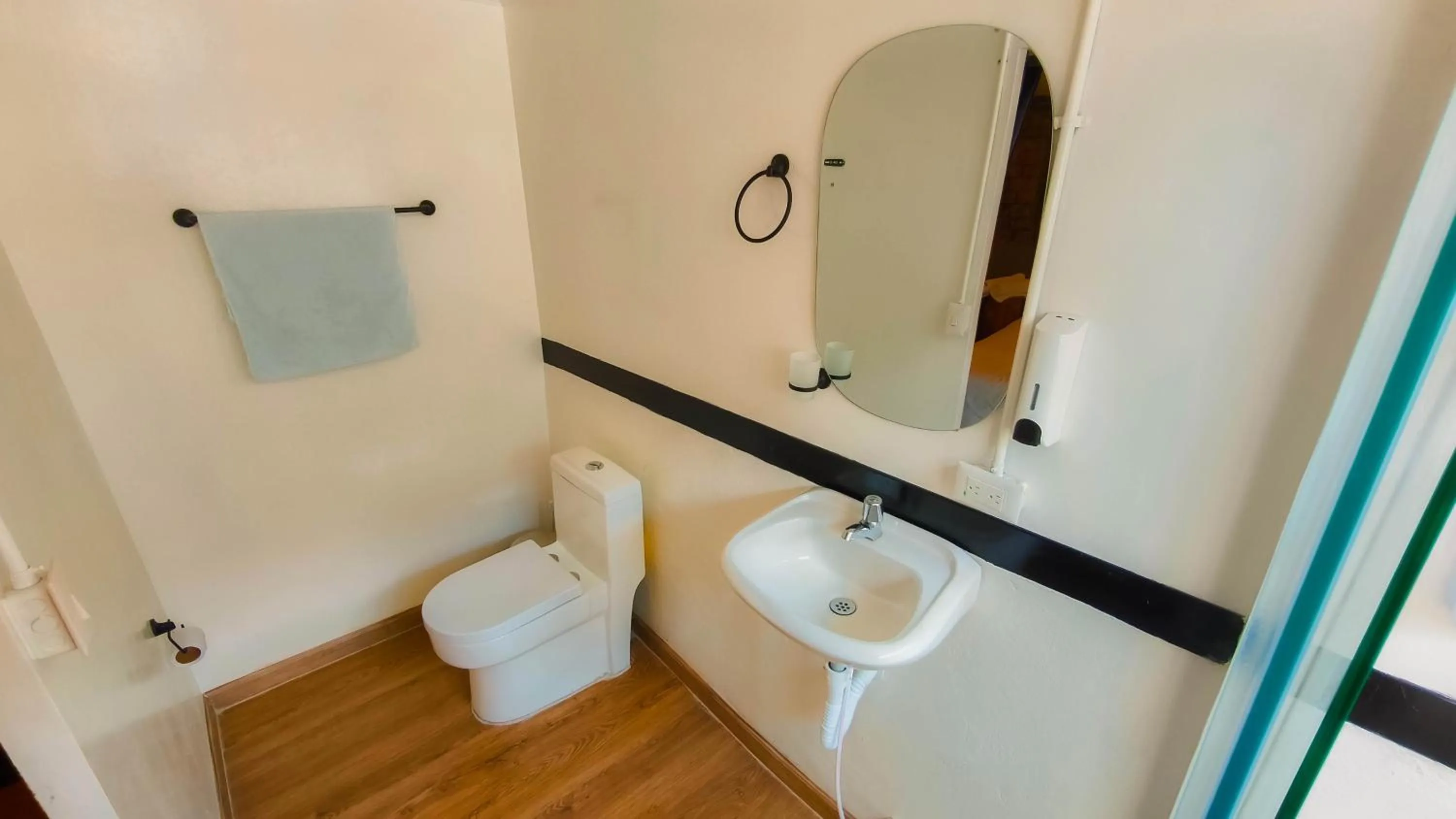 Shower in Hotel Quinta Bolivar