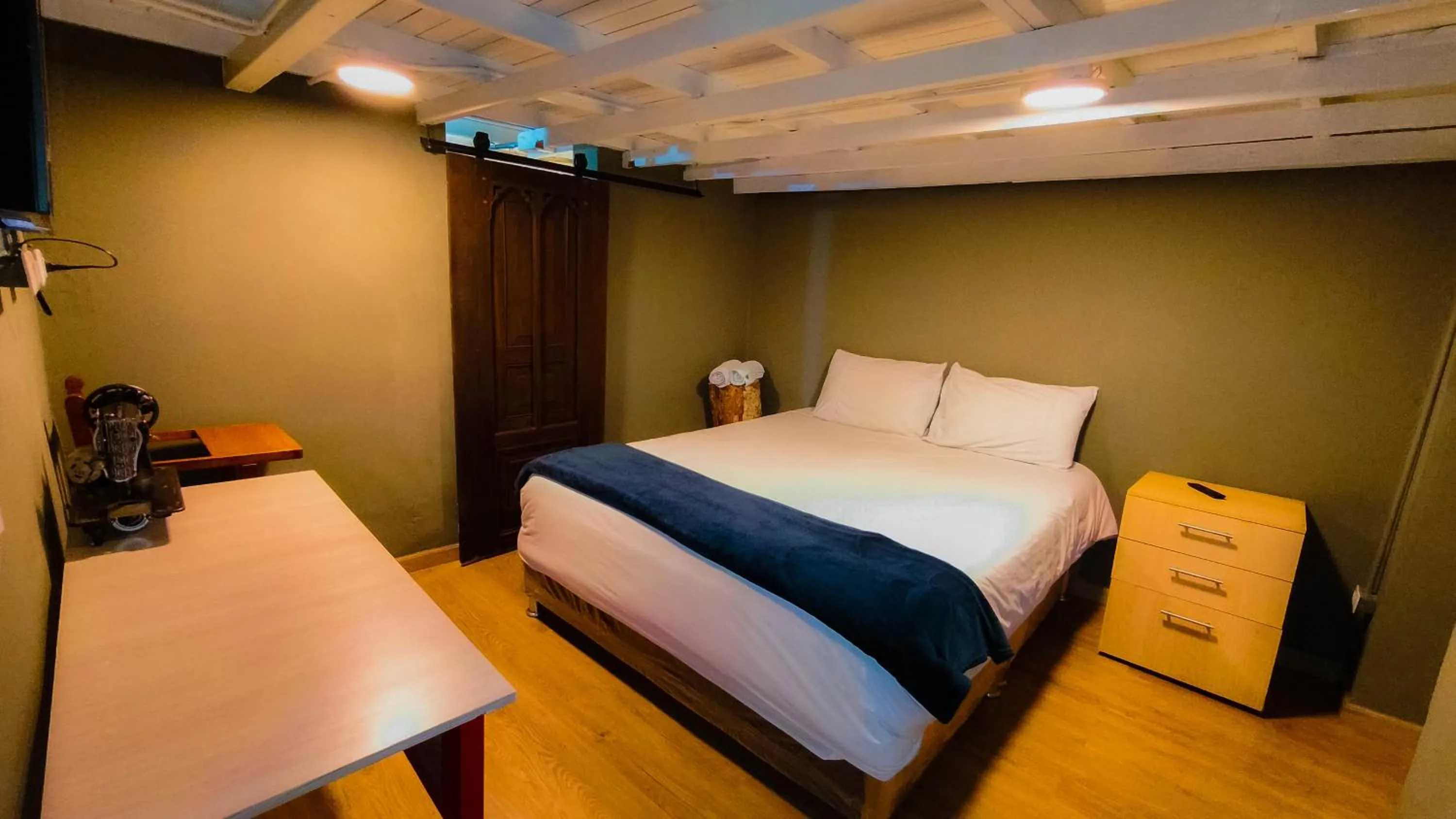 Bed in Hotel Quinta Bolivar