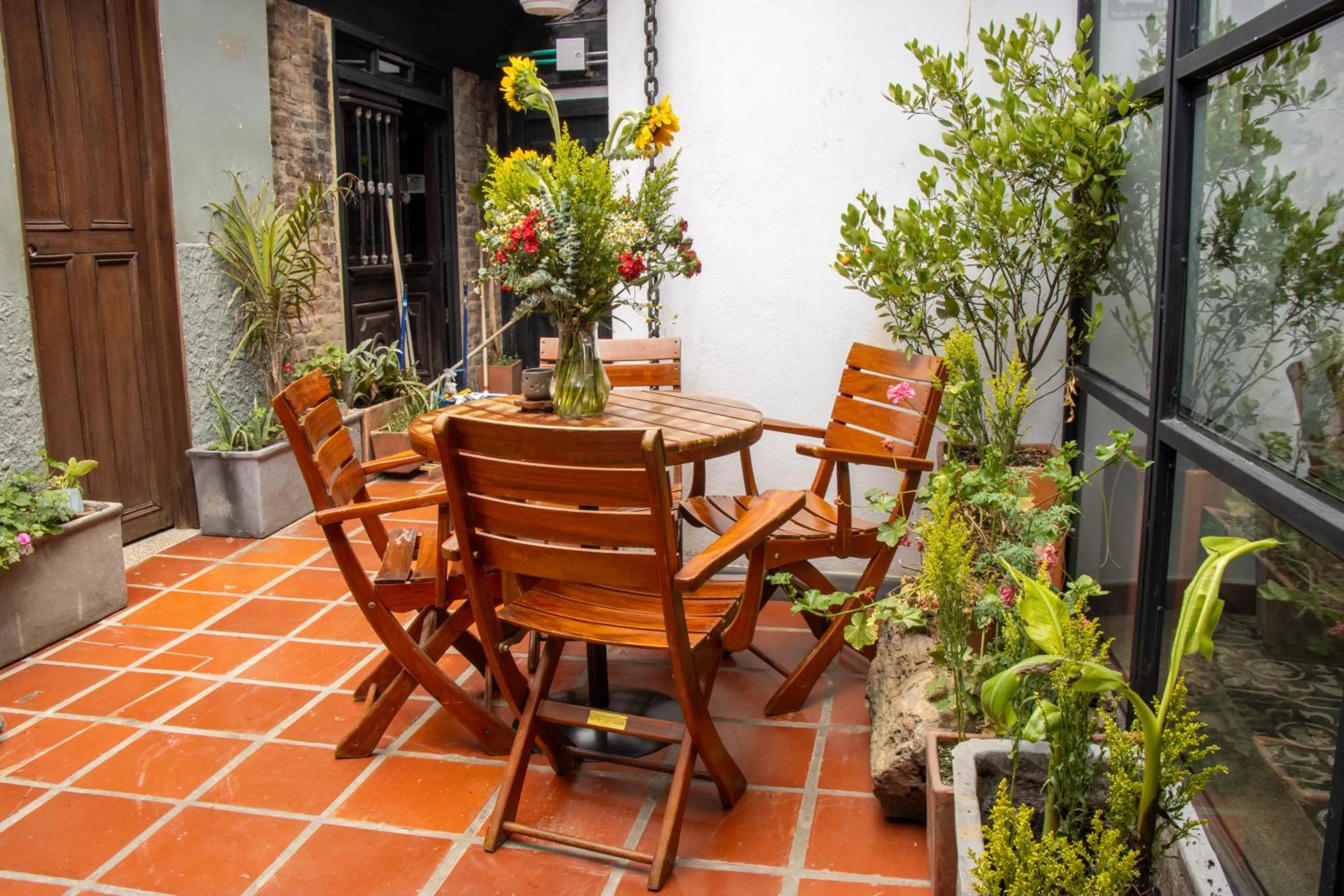 Property building in Hotel Quinta Bolivar