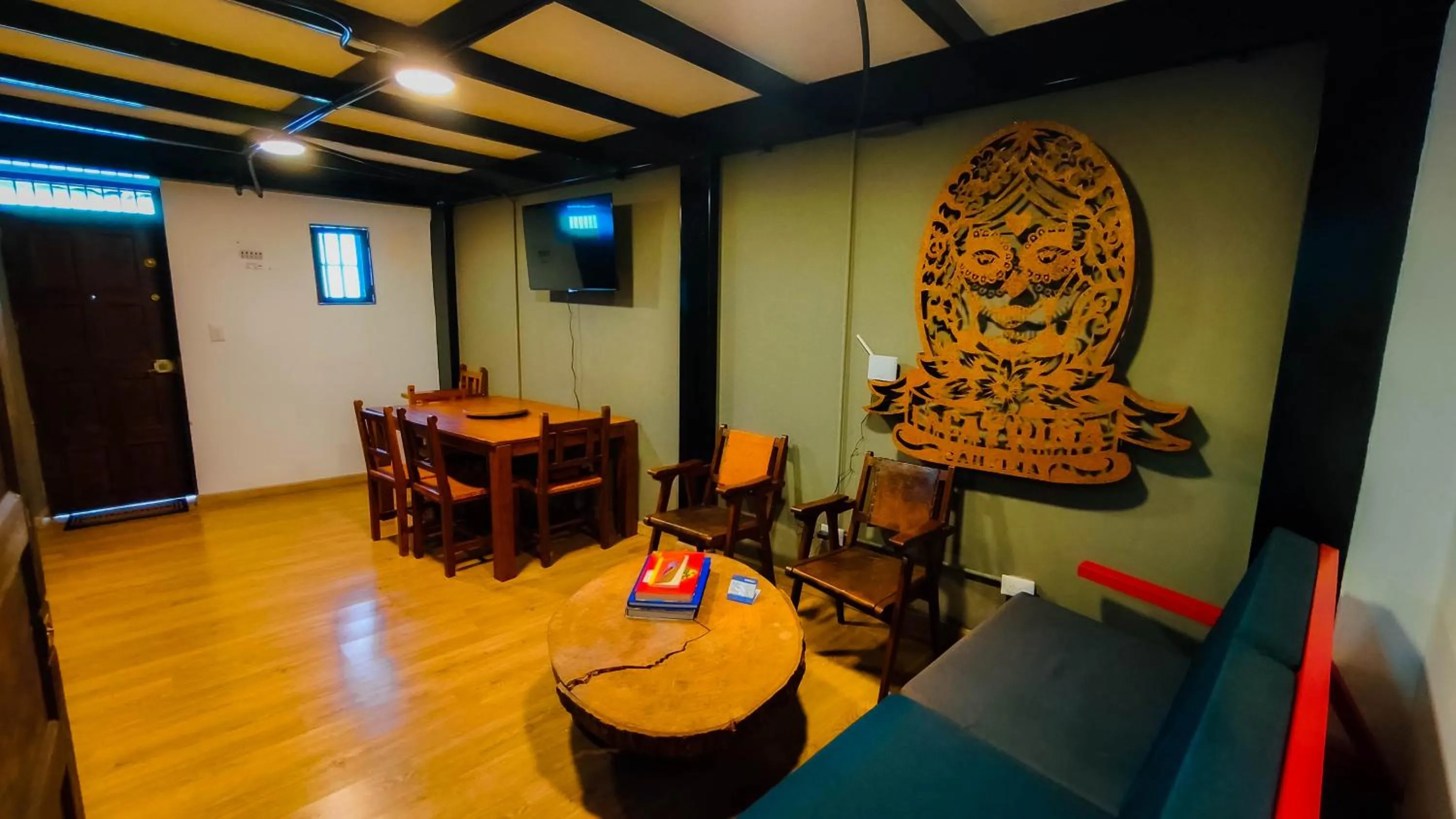 Living room in Hotel Quinta Bolivar
