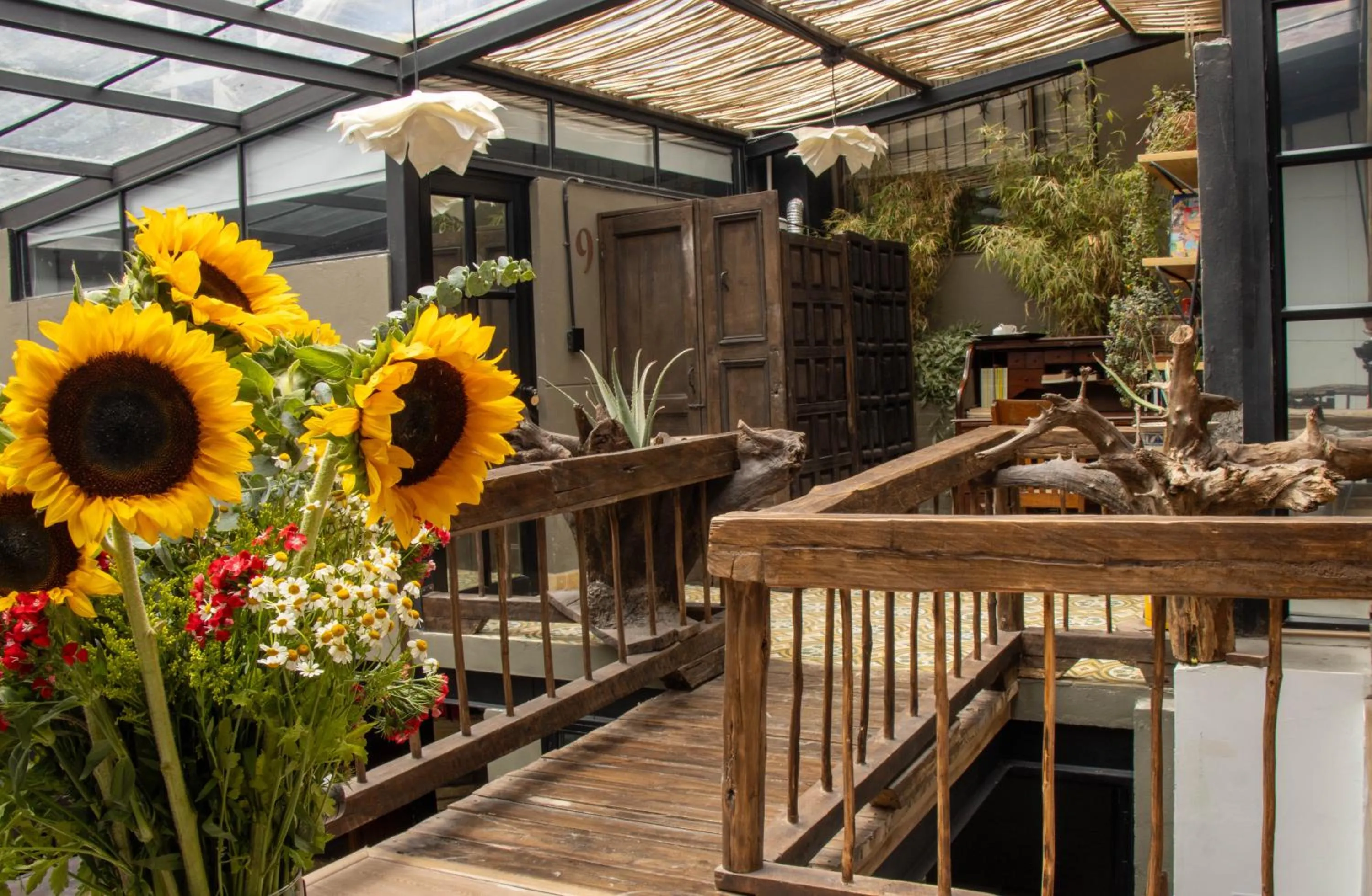 Property building in Hotel Quinta Bolivar