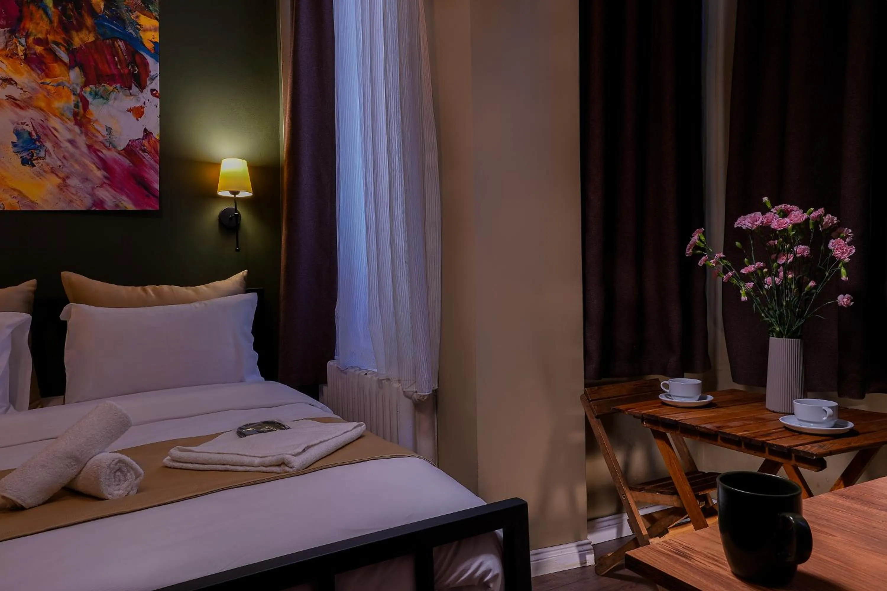 Bed in THE BEYBÛN HOTEL İstiklal Street Taksim