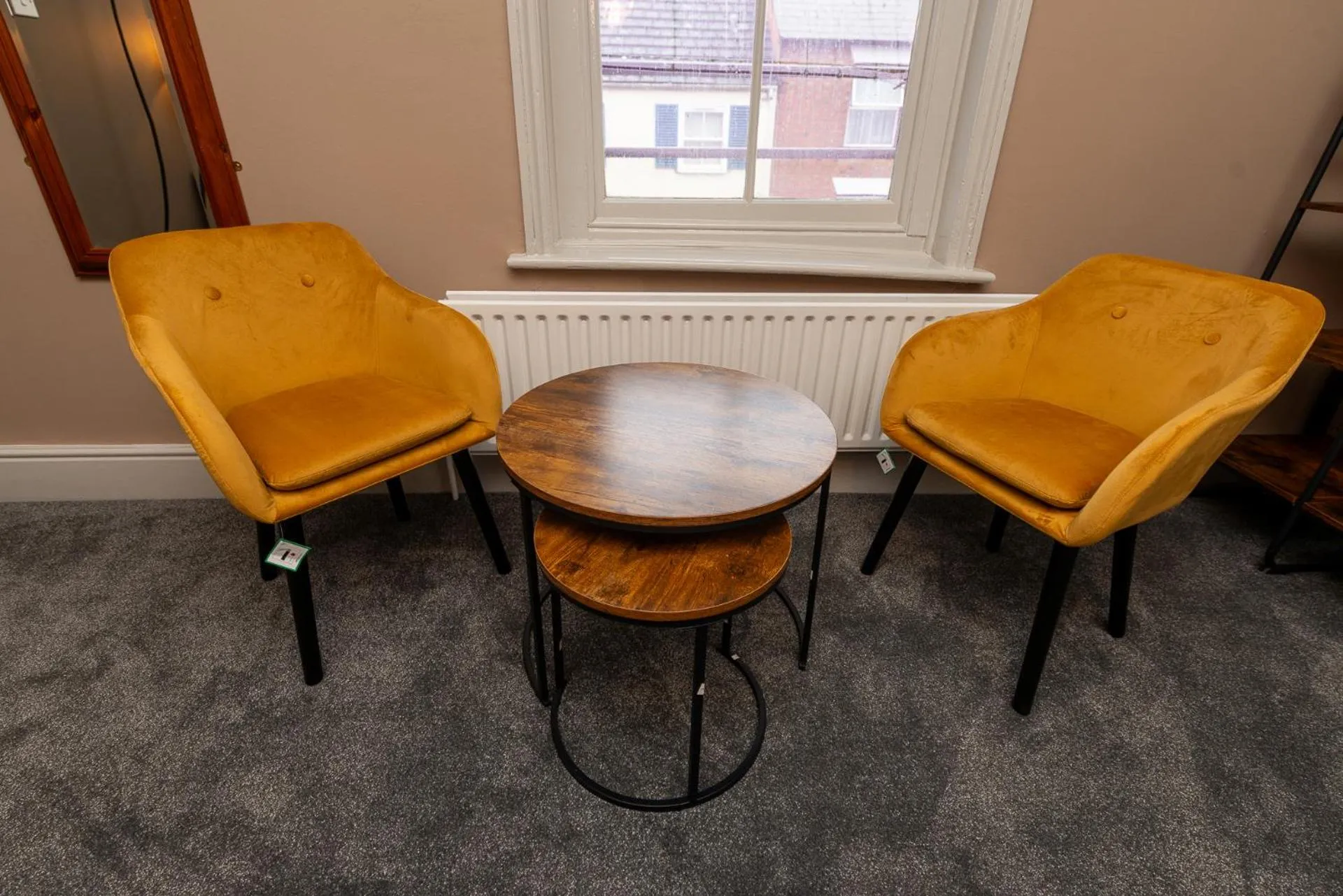 Seating area in Bosuns Chair