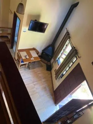 Seating area in Pousada Paris Hostelli