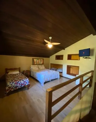 Bed in Pousada Paris Hostelli