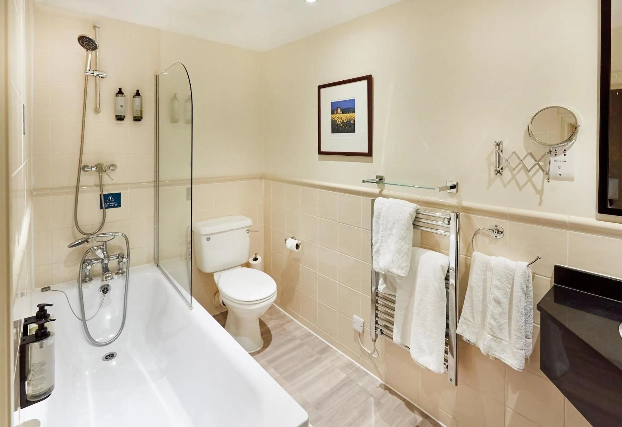 Bathroom in Flitwick Manor Hotel