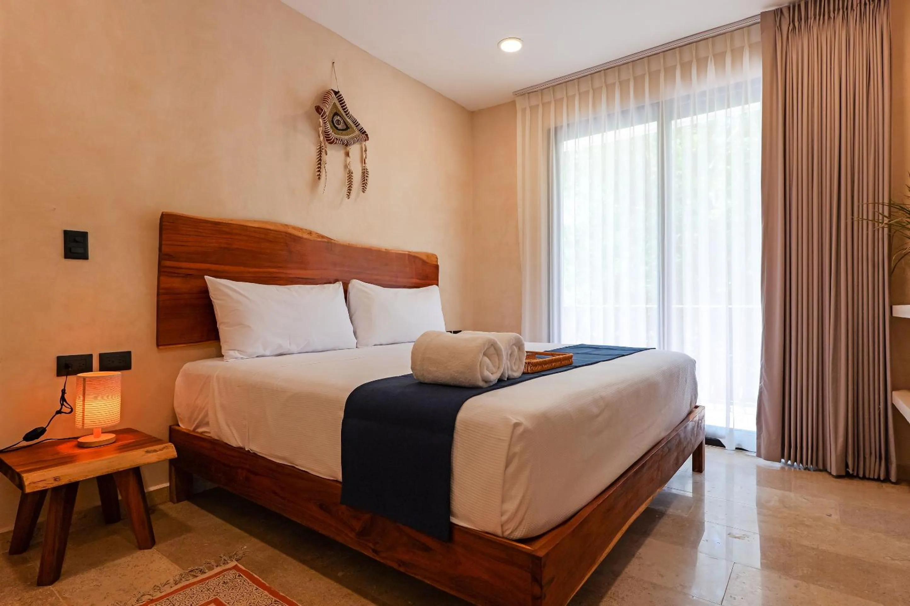 Bed in Calea Tulum Boutique Hotel
