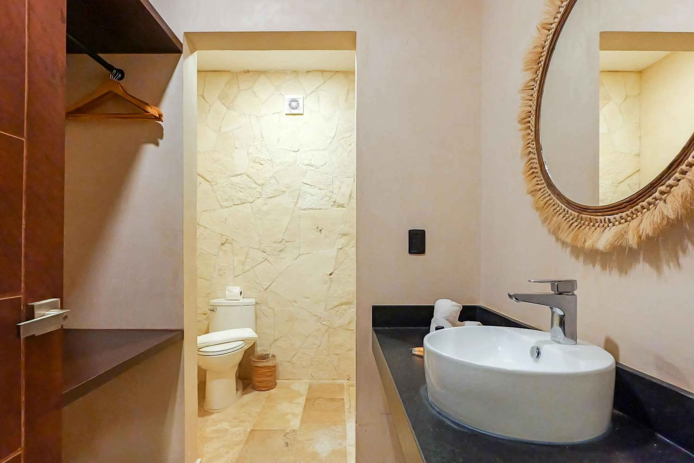 Shower in Calea Tulum Boutique Hotel