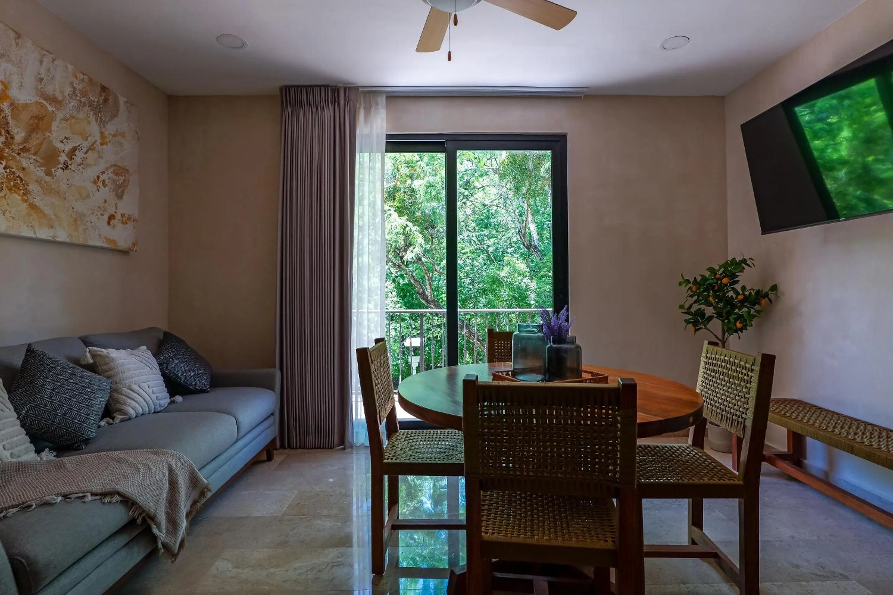 TV and multimedia in Calea Tulum Boutique Hotel