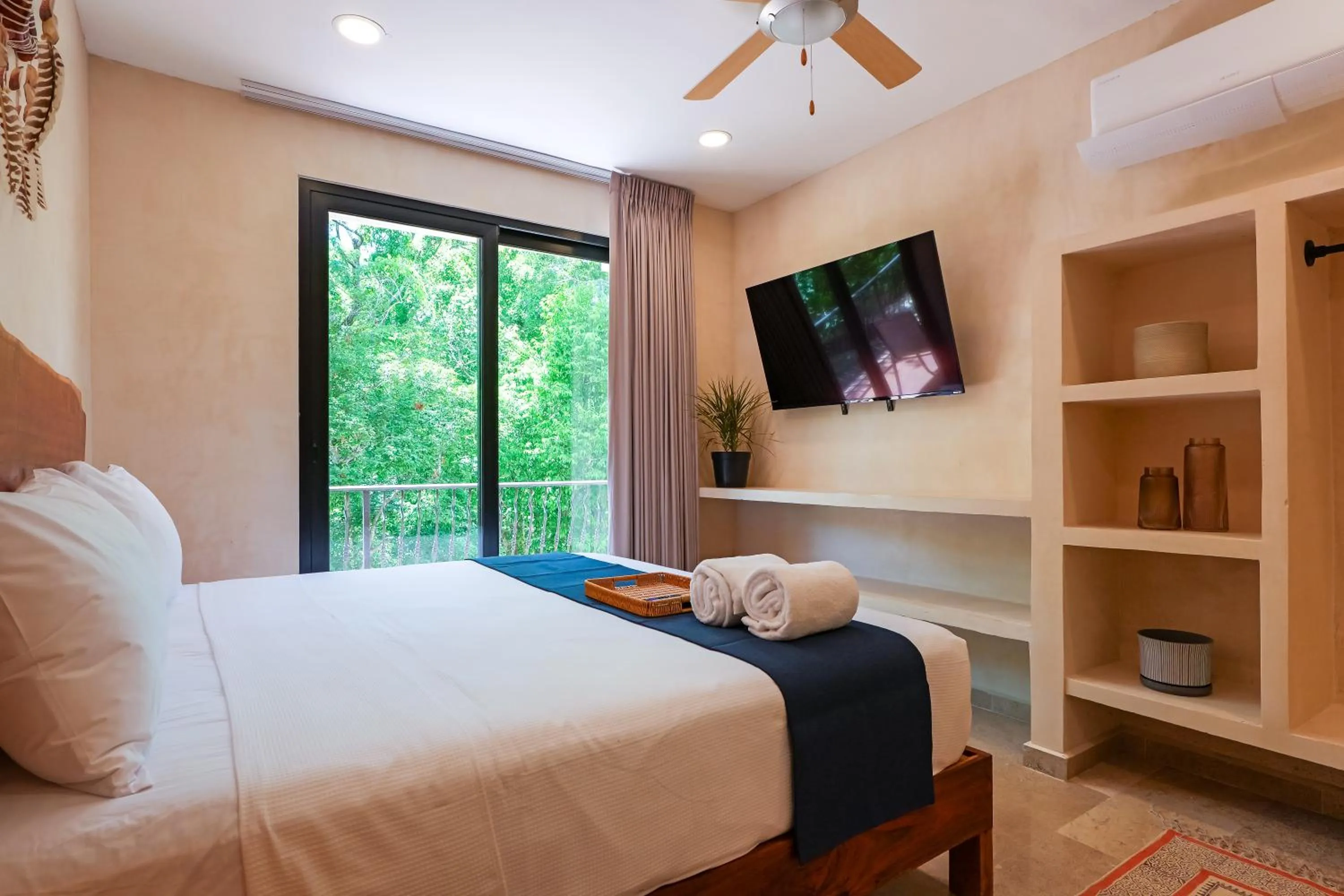 Bed in Calea Tulum Boutique Hotel