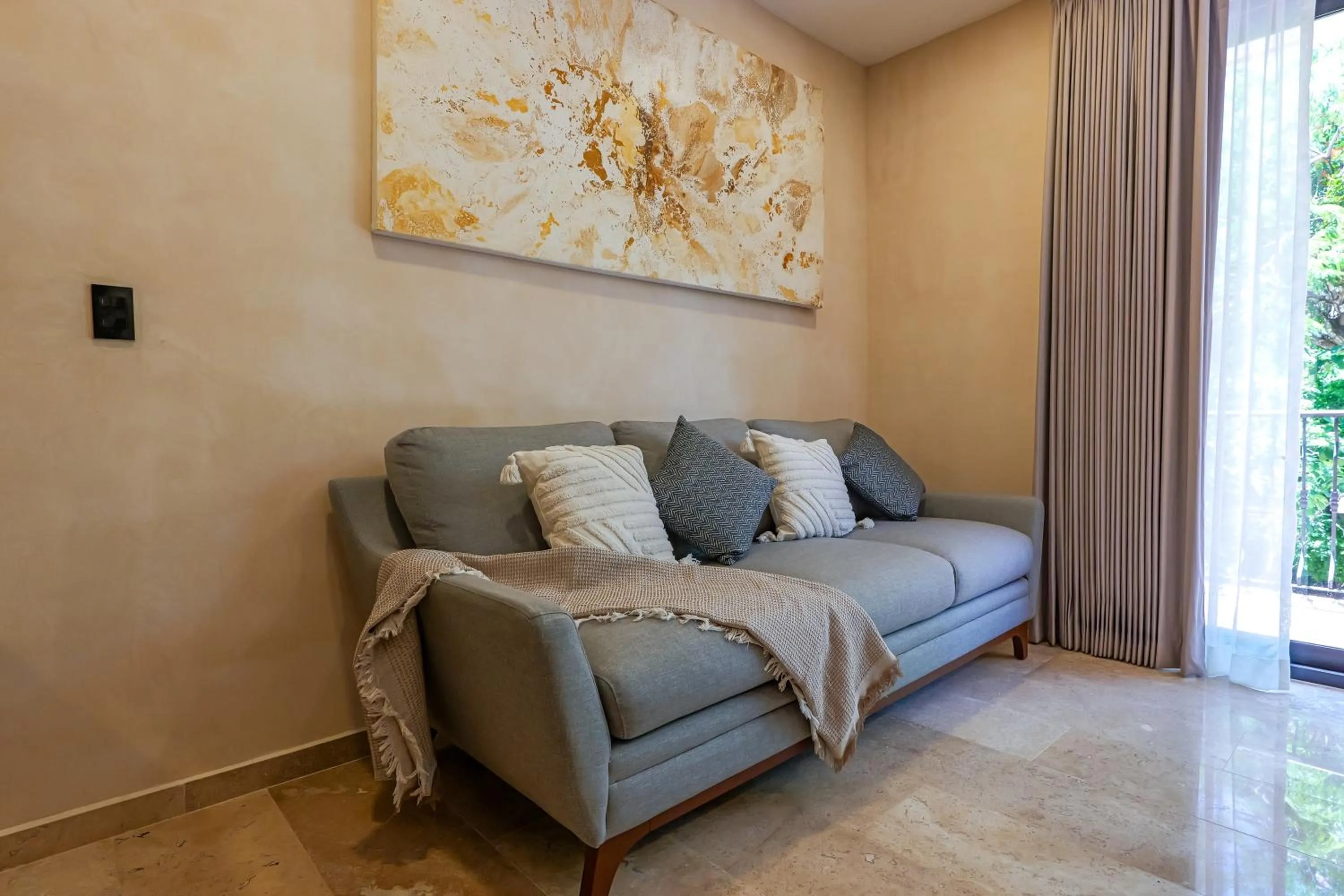 Living room in Calea Tulum Boutique Hotel