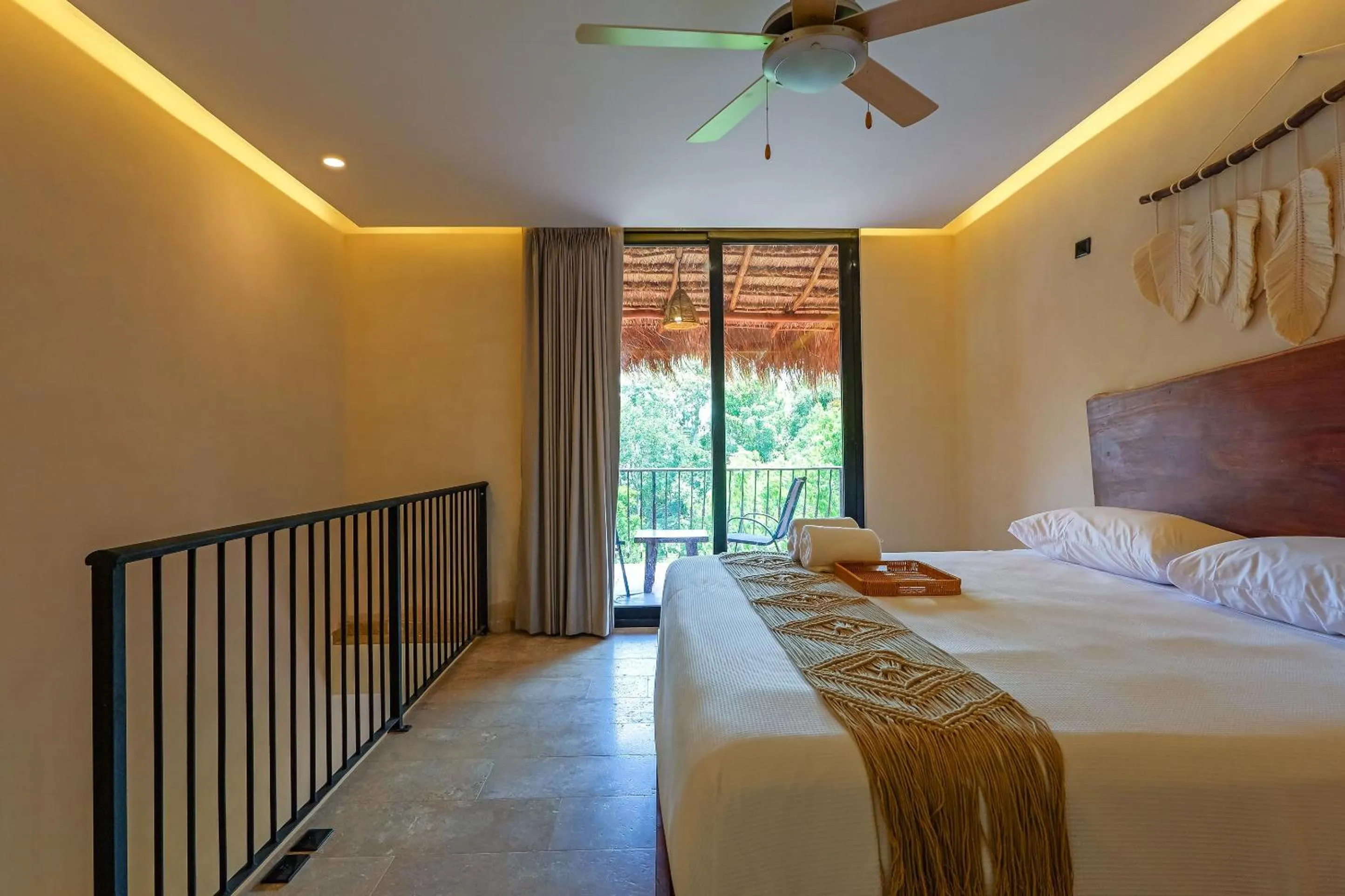 Bed in Calea Tulum Boutique Hotel