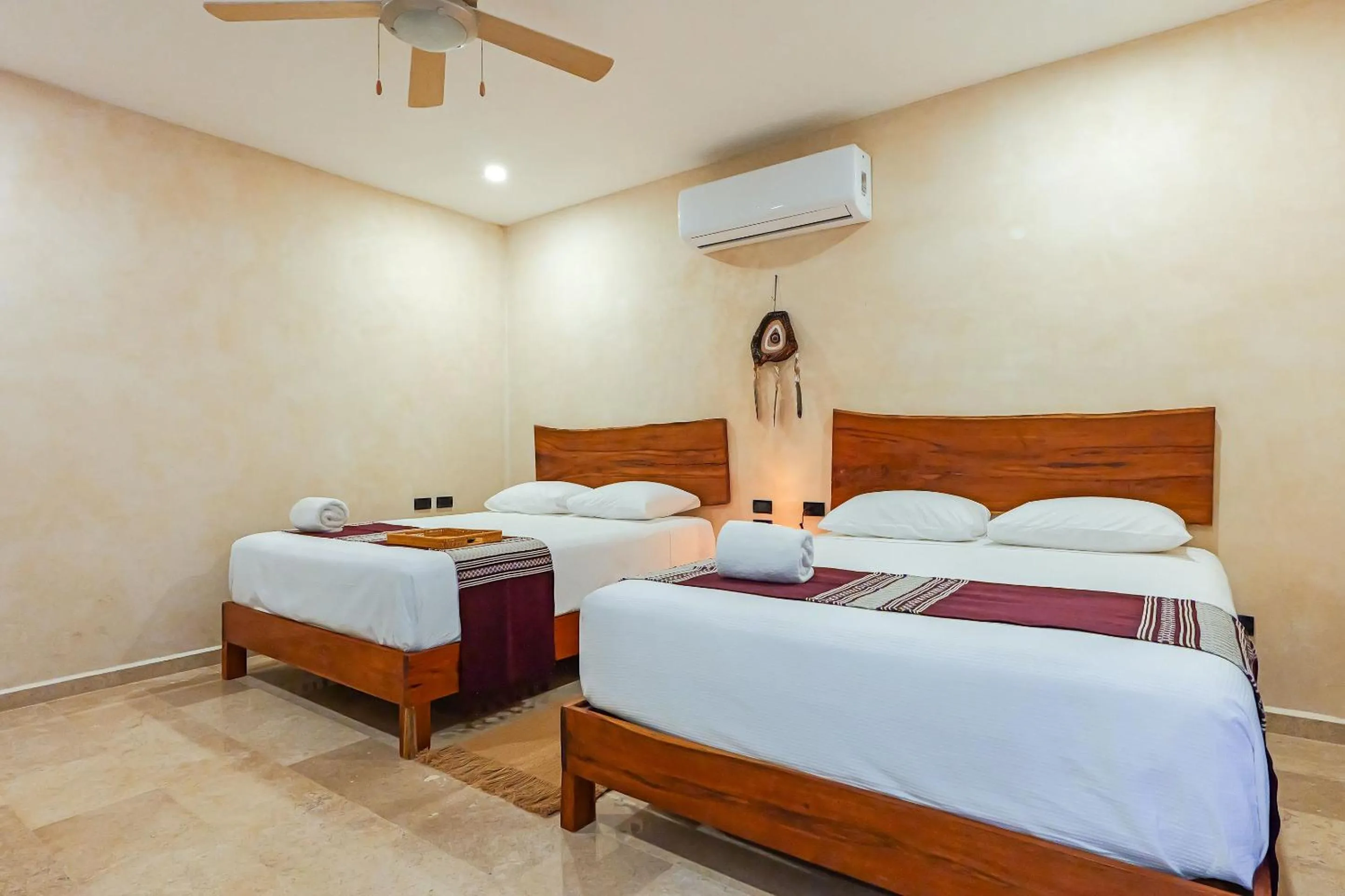 Bed in Calea Tulum Boutique Hotel