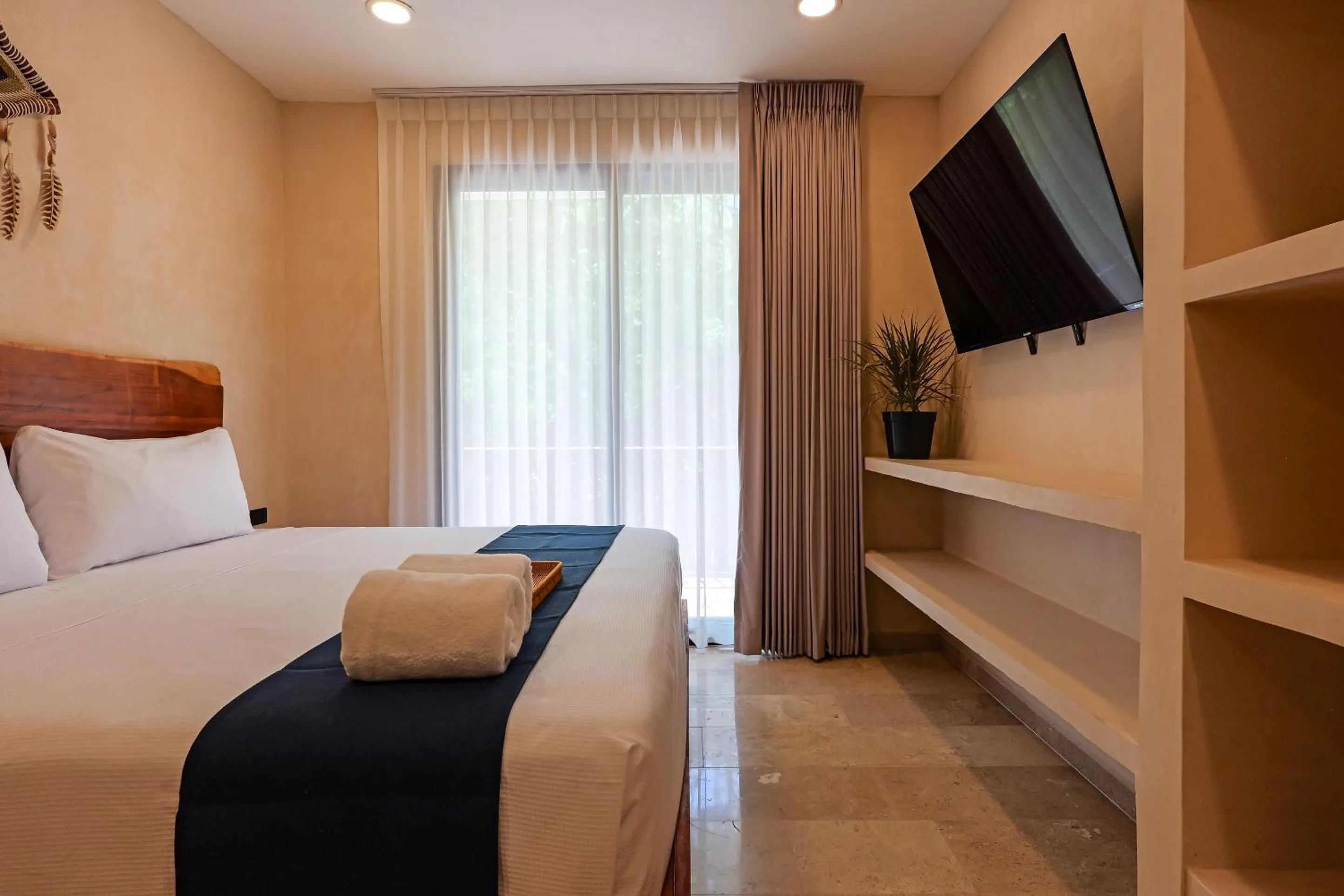 Bed in Calea Tulum Boutique Hotel