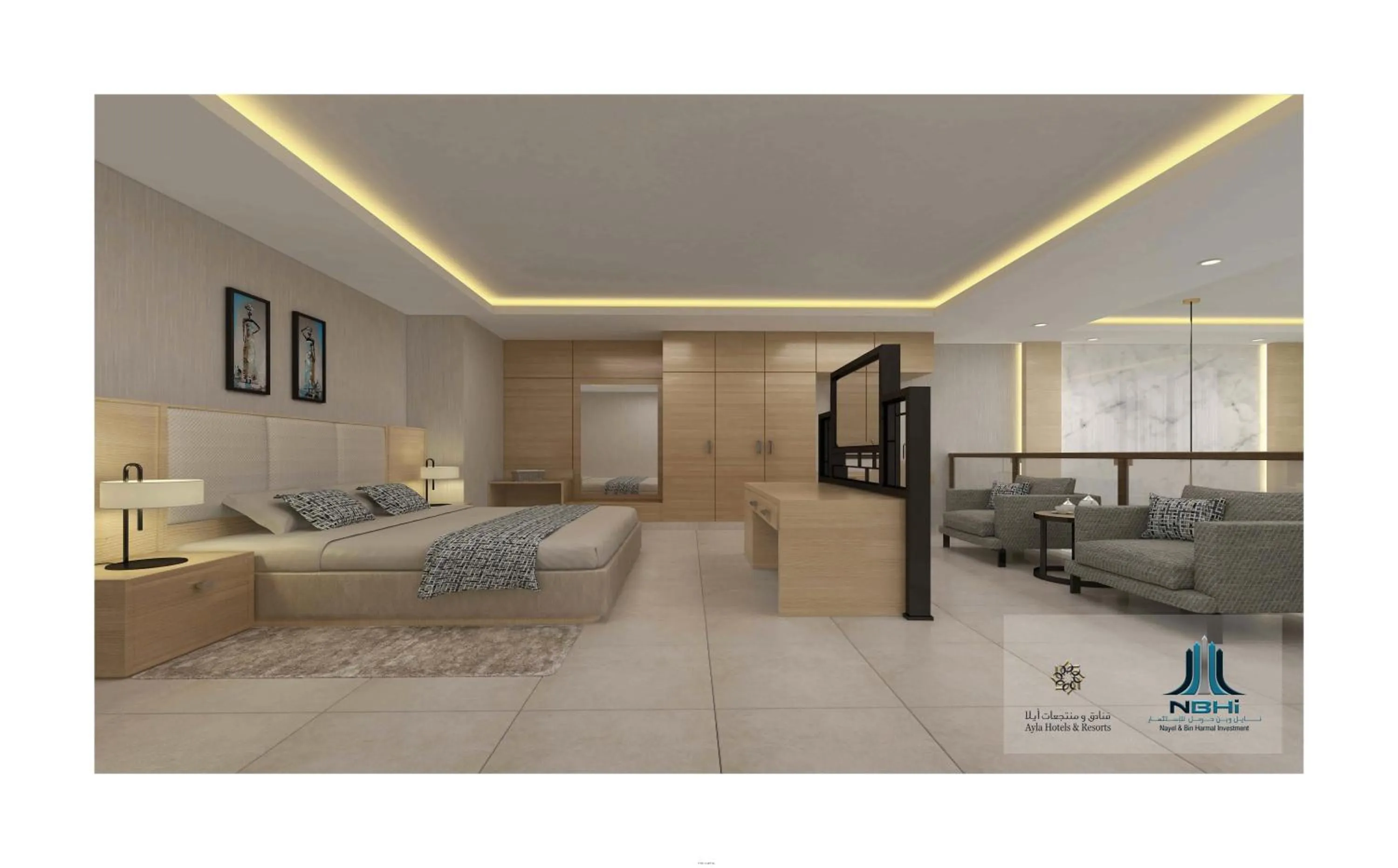 Bedroom, Bed in Djibouti Ayla Grand Hotel & Mall