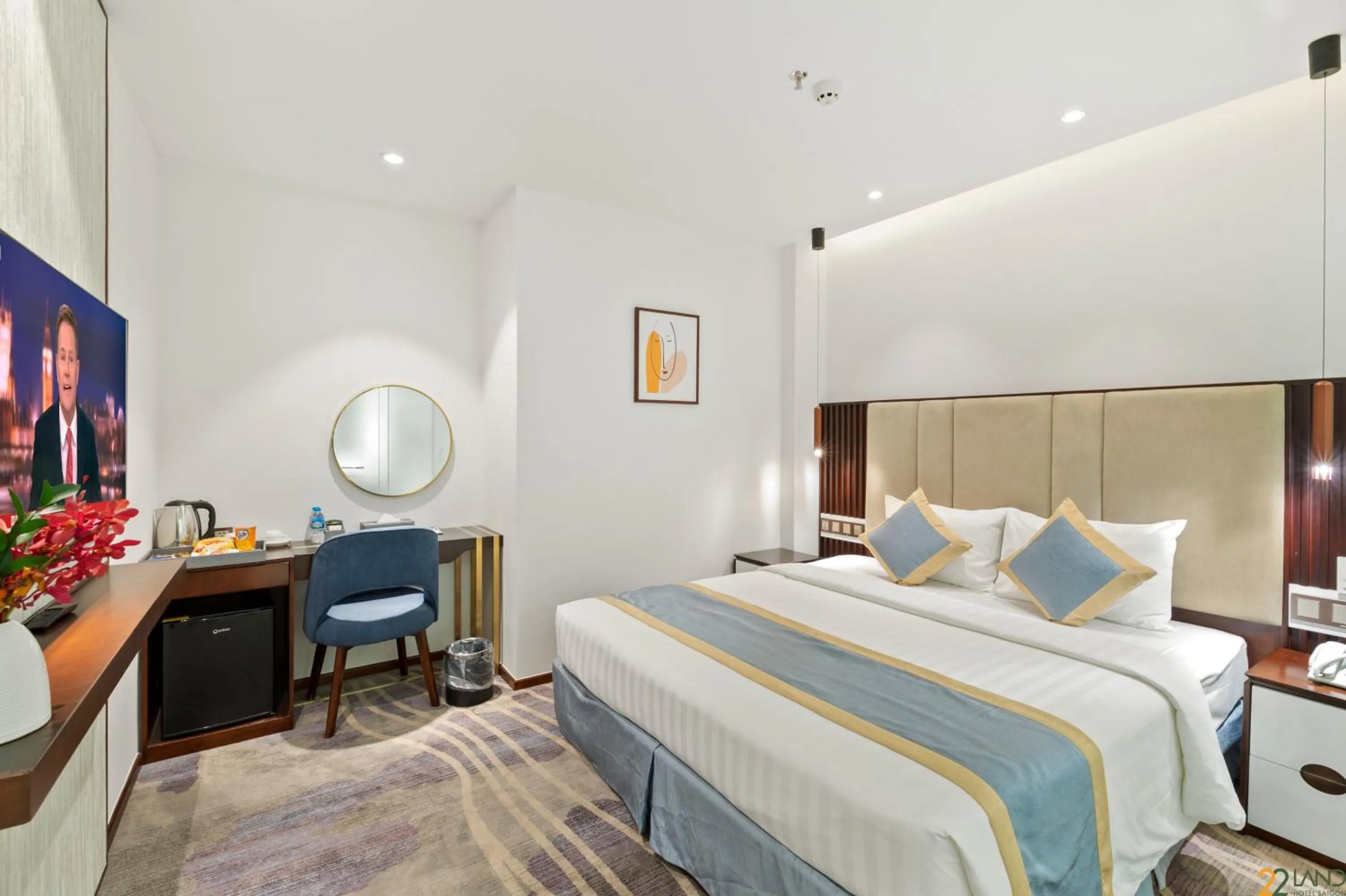 Bedroom, Bed in 22Land Hotel Saigon