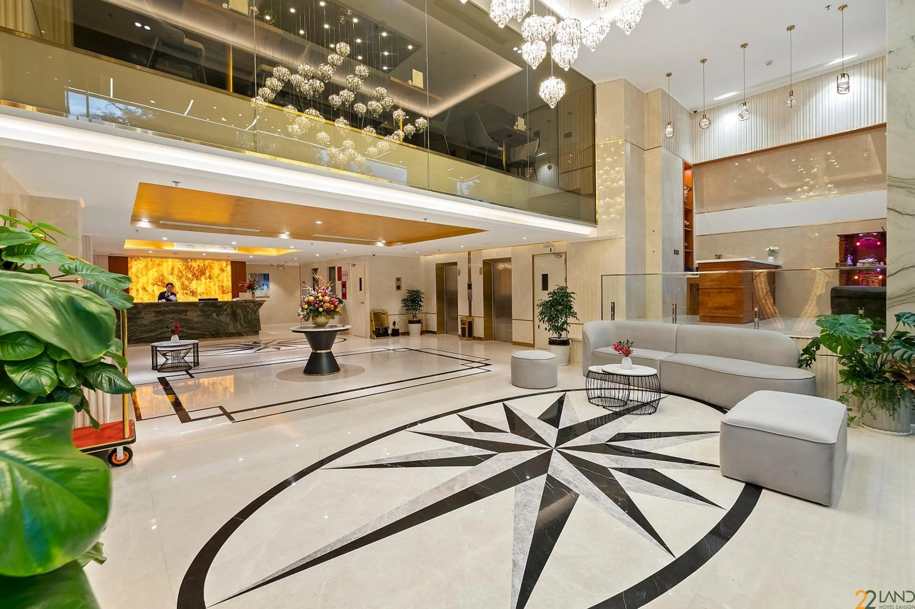 Living room in 22Land Hotel Saigon