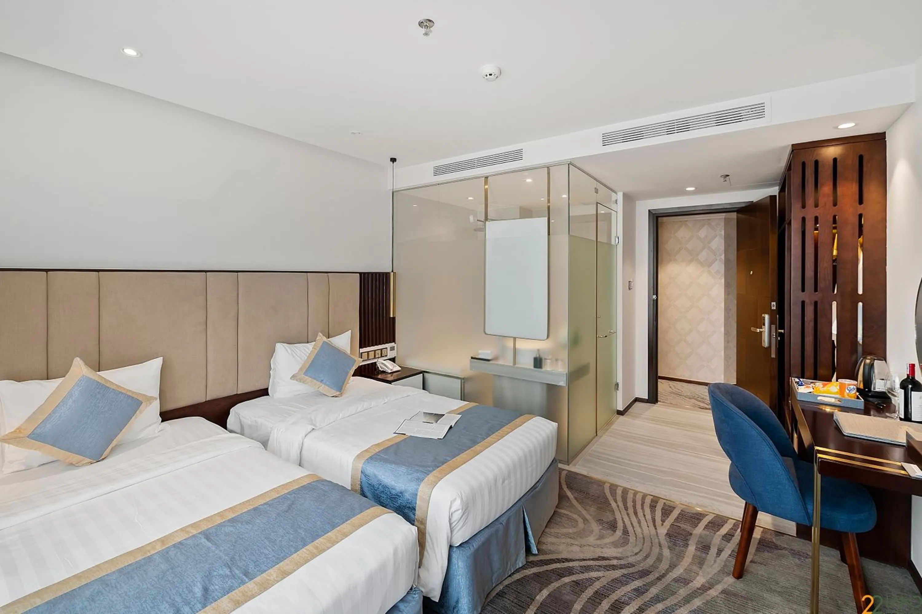 Bed in 22Land Hotel Saigon