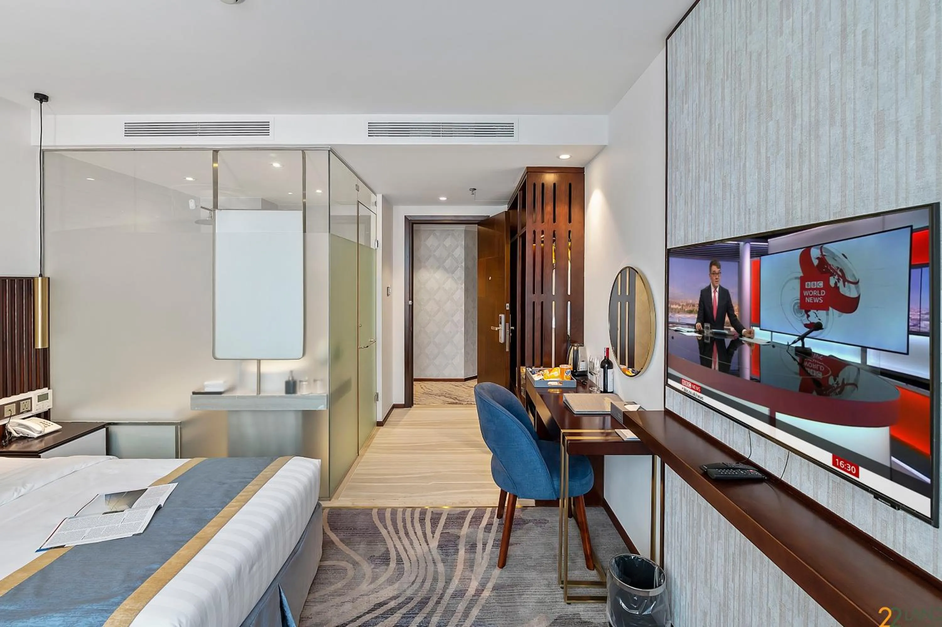 Bed in 22Land Hotel Saigon