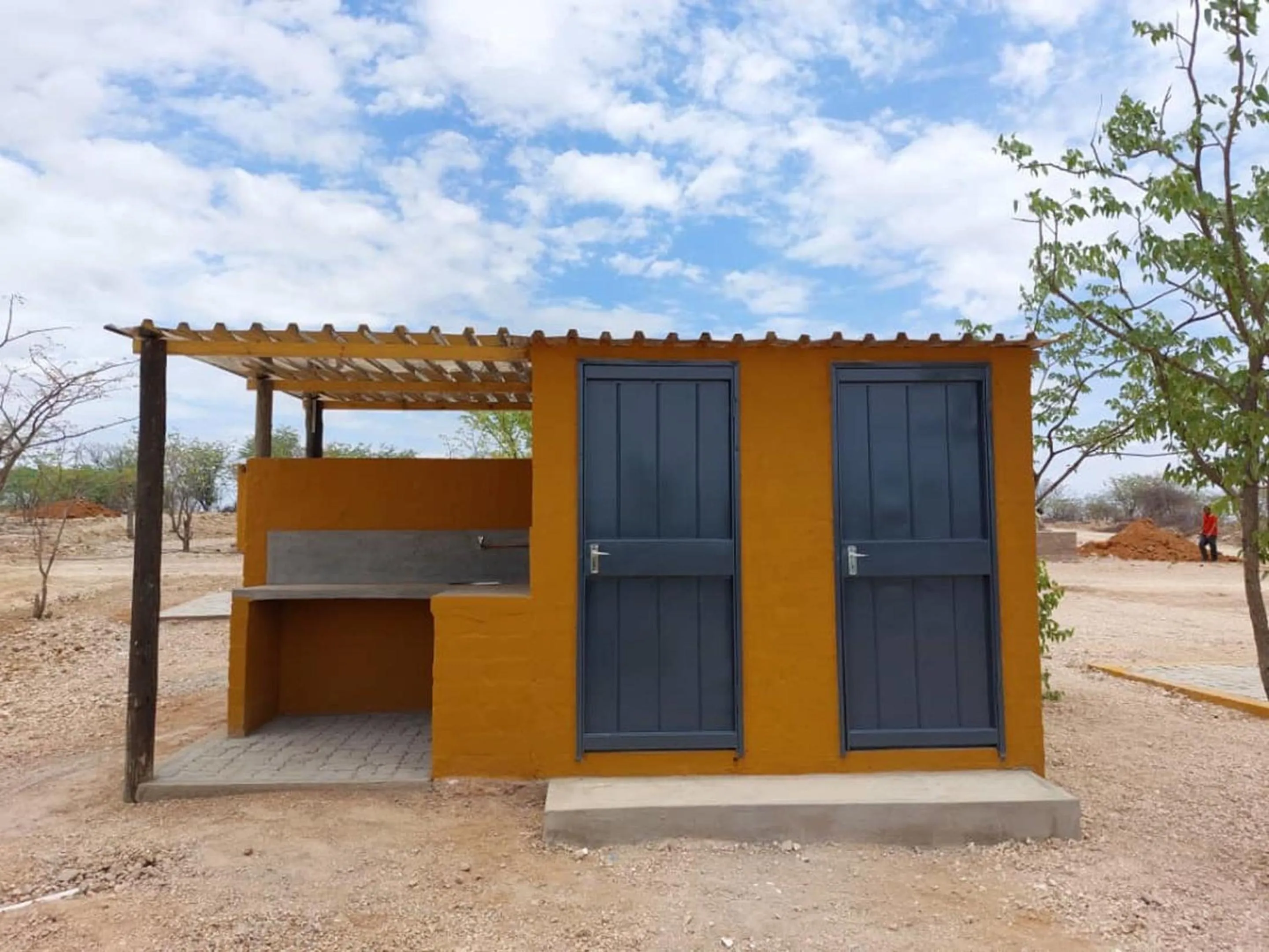 Shower in Opuwo Country Lodge Campsite