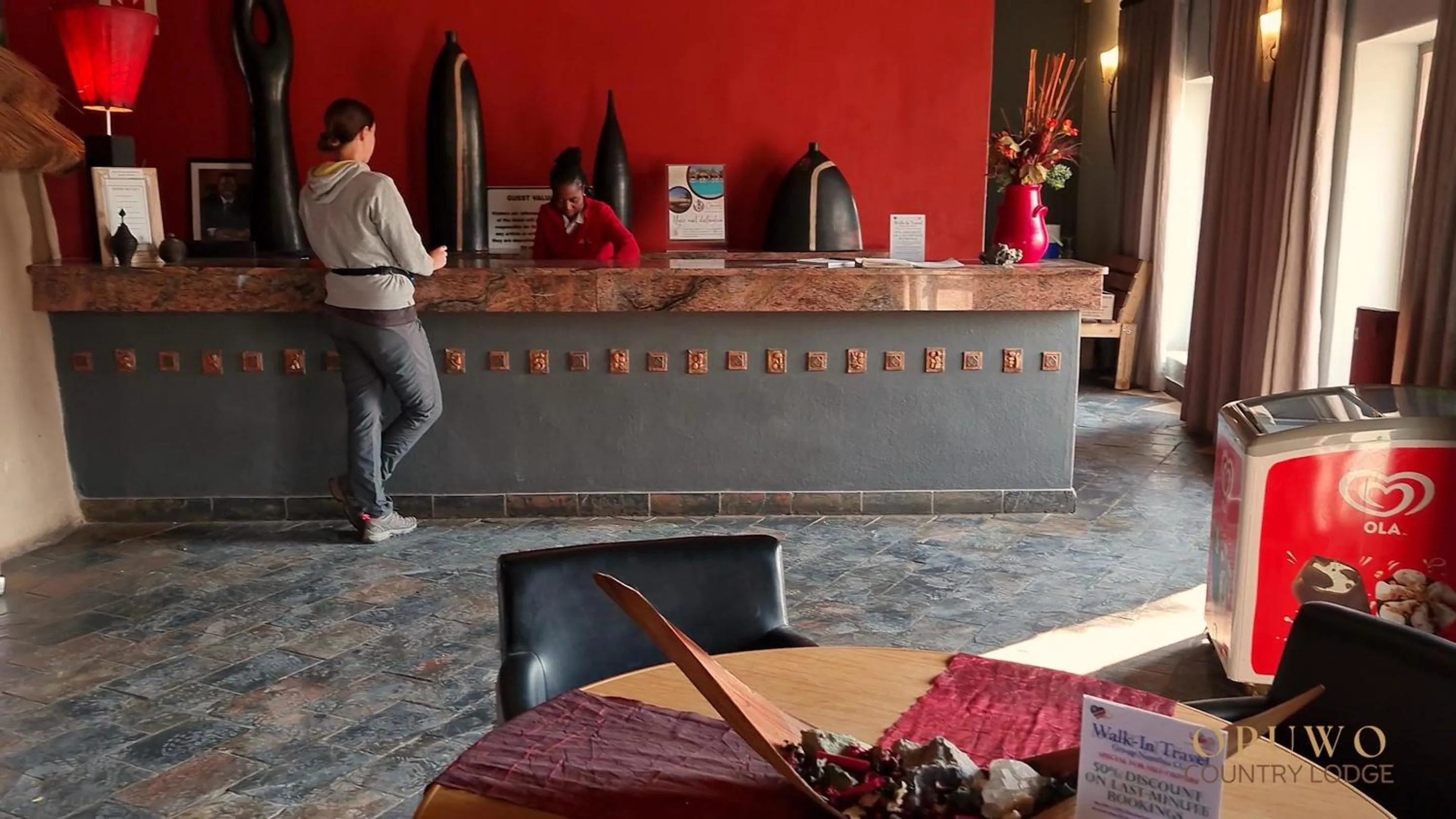 Lobby or reception in Opuwo Country Lodge Campsite