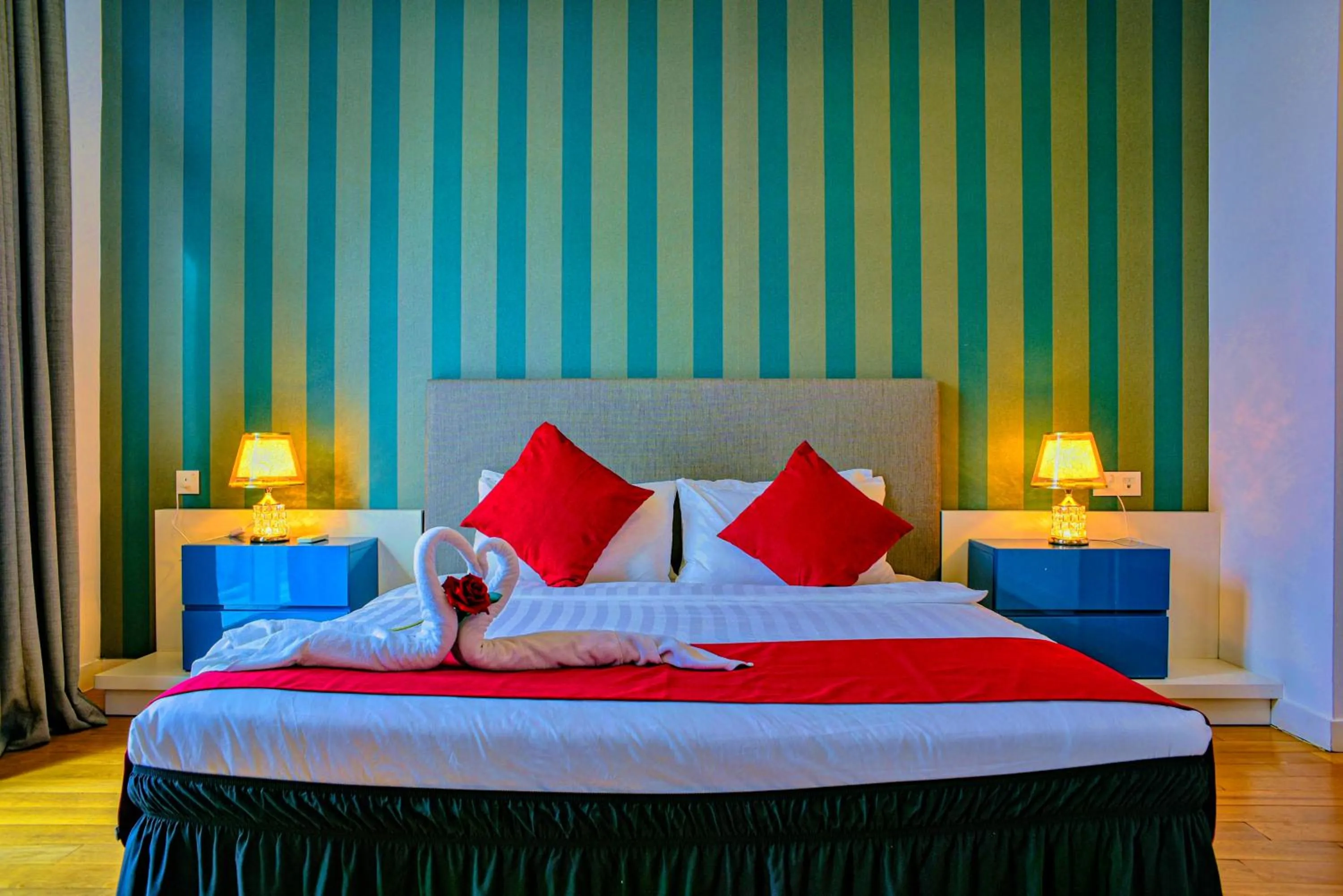 Bed in SKYWARD SUITES at Platinum KLCC