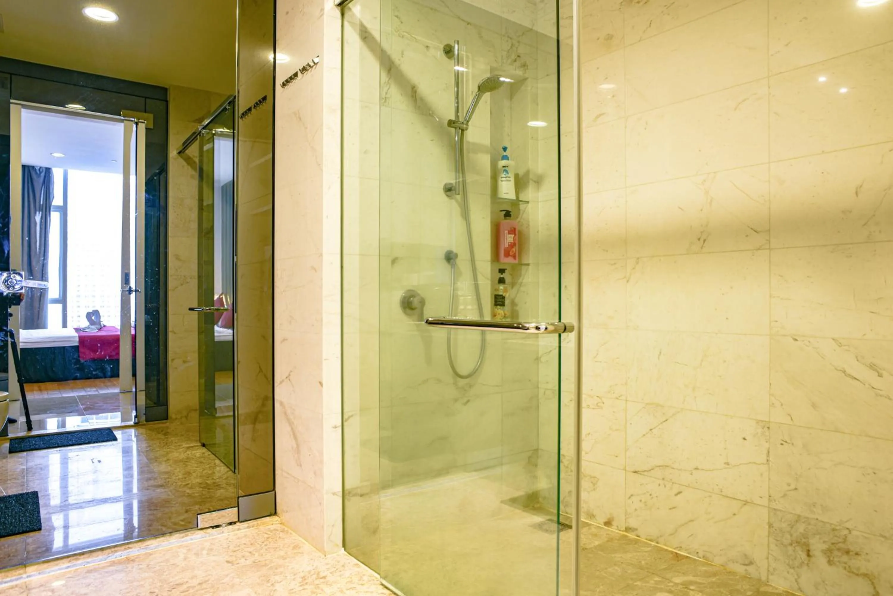 Shower in SKYWARD SUITES at Platinum KLCC