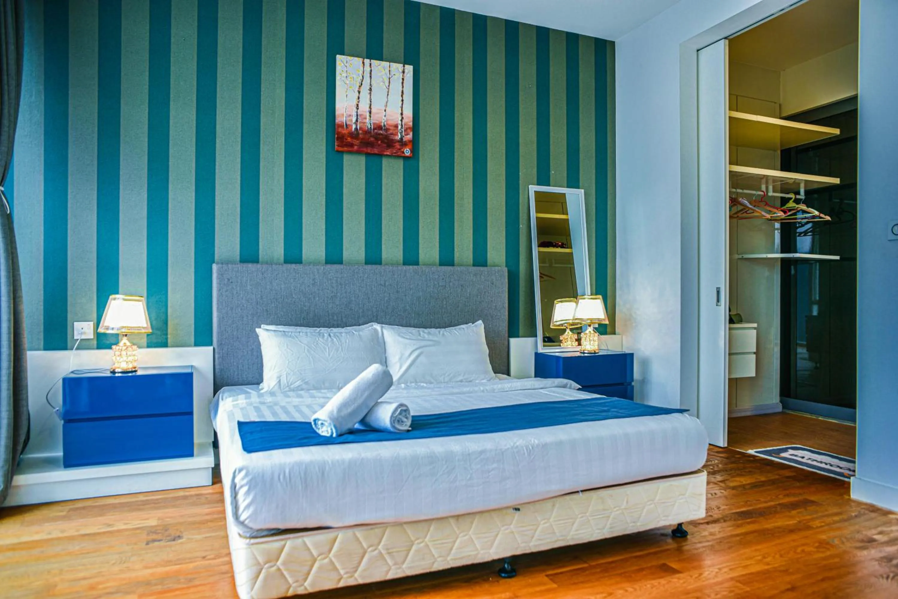 Bed in SKYWARD SUITES at Platinum KLCC