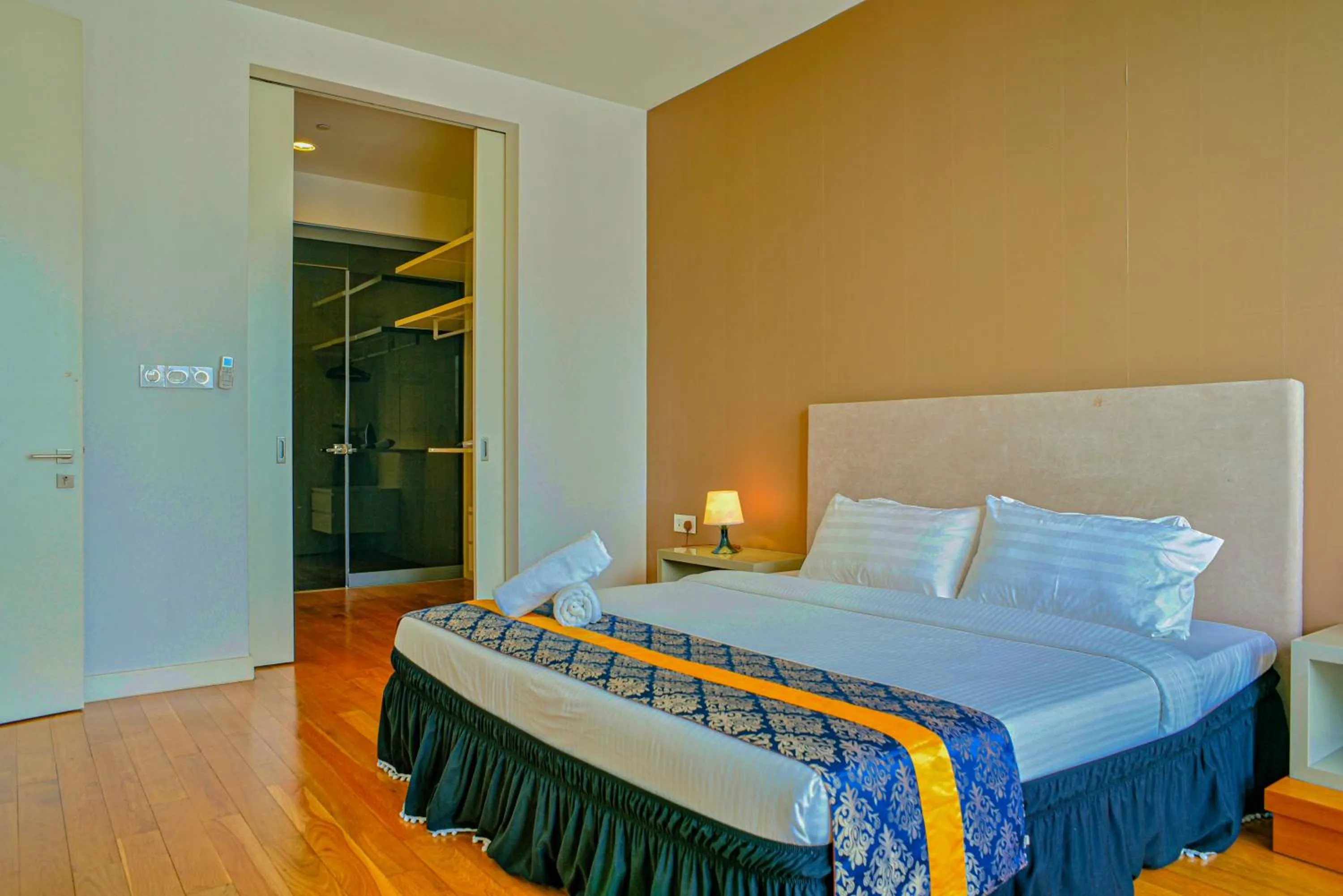 Bed in SKYWARD SUITES at Platinum KLCC