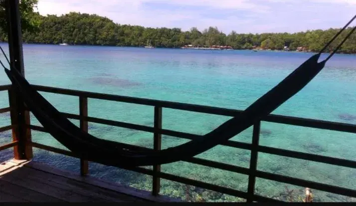 Deluxe Double Room with Sea View in Olala Bungalows and Restaurant Deluxe Double Room with Sea View in Olala Bungalows and Restaurant