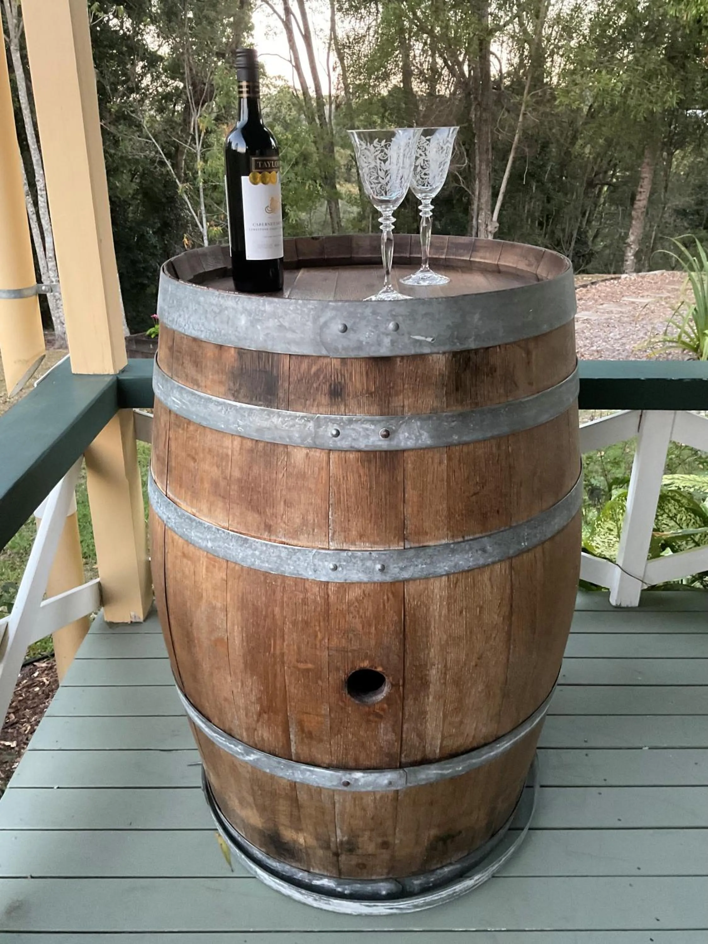 Seating area in Noosa Hinterland Escape