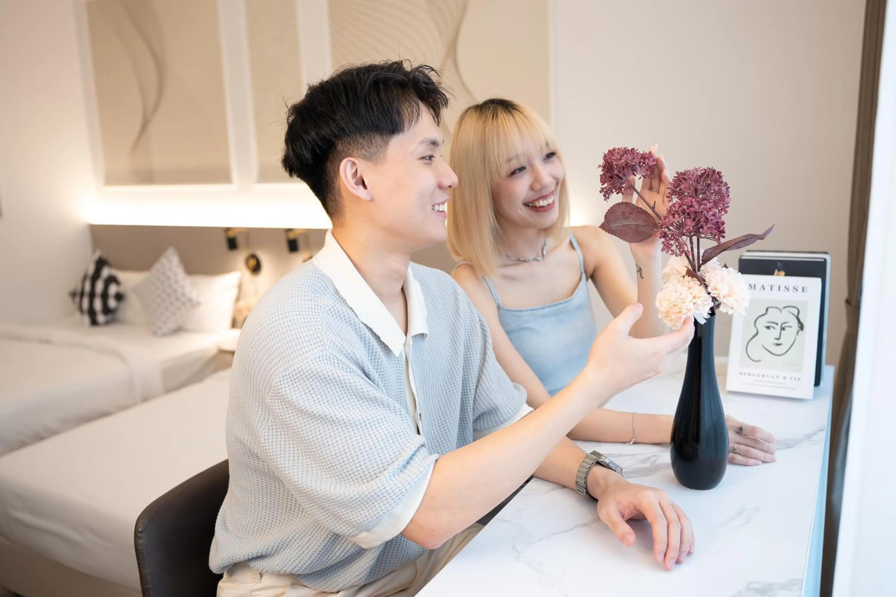 Bed in Mossaz Mana-Mana Suites Kuala Lumpur