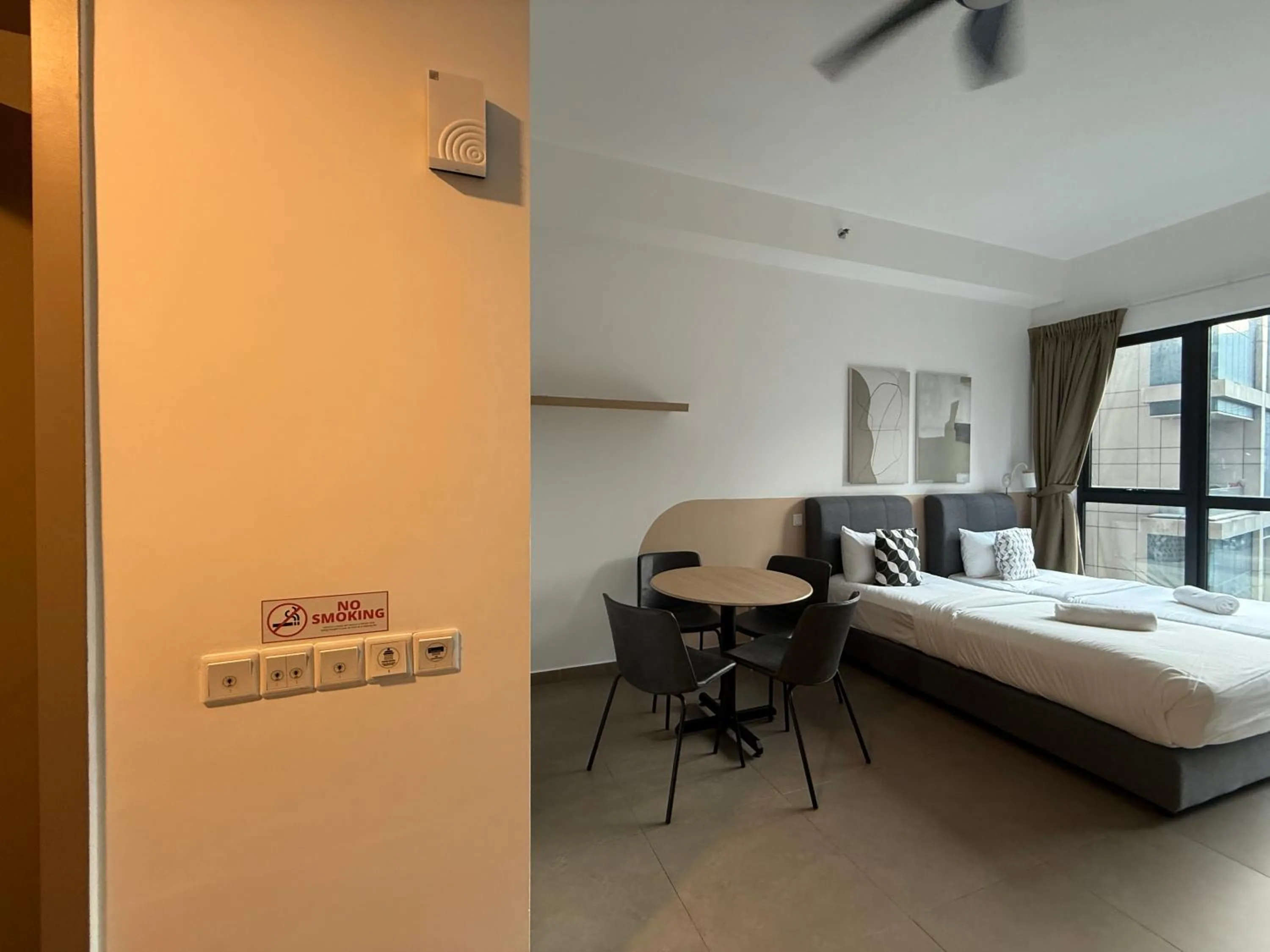 Bed in Mossaz Mana-Mana Suites Kuala Lumpur