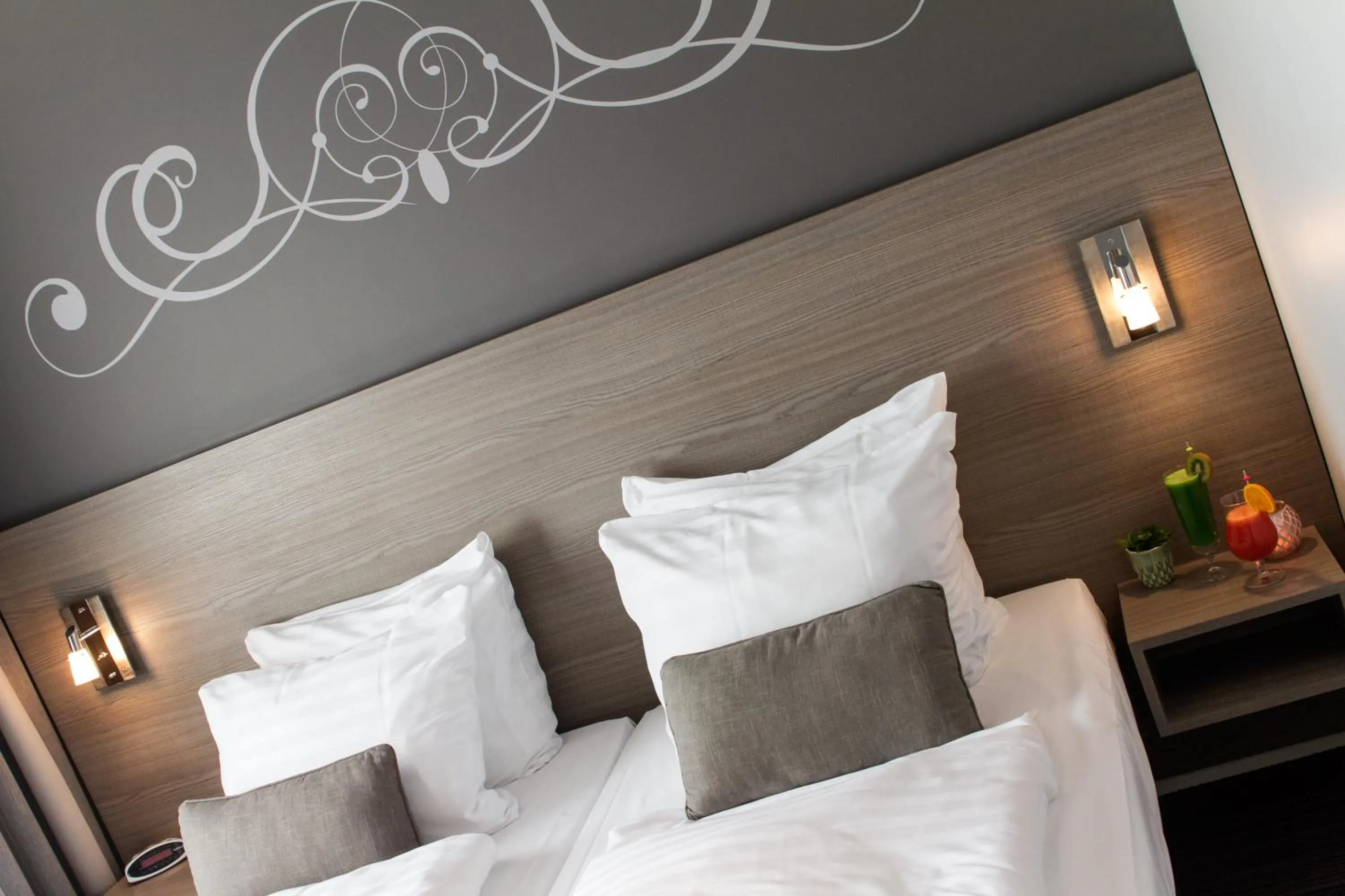 Bed in Grand Hotel Monopole