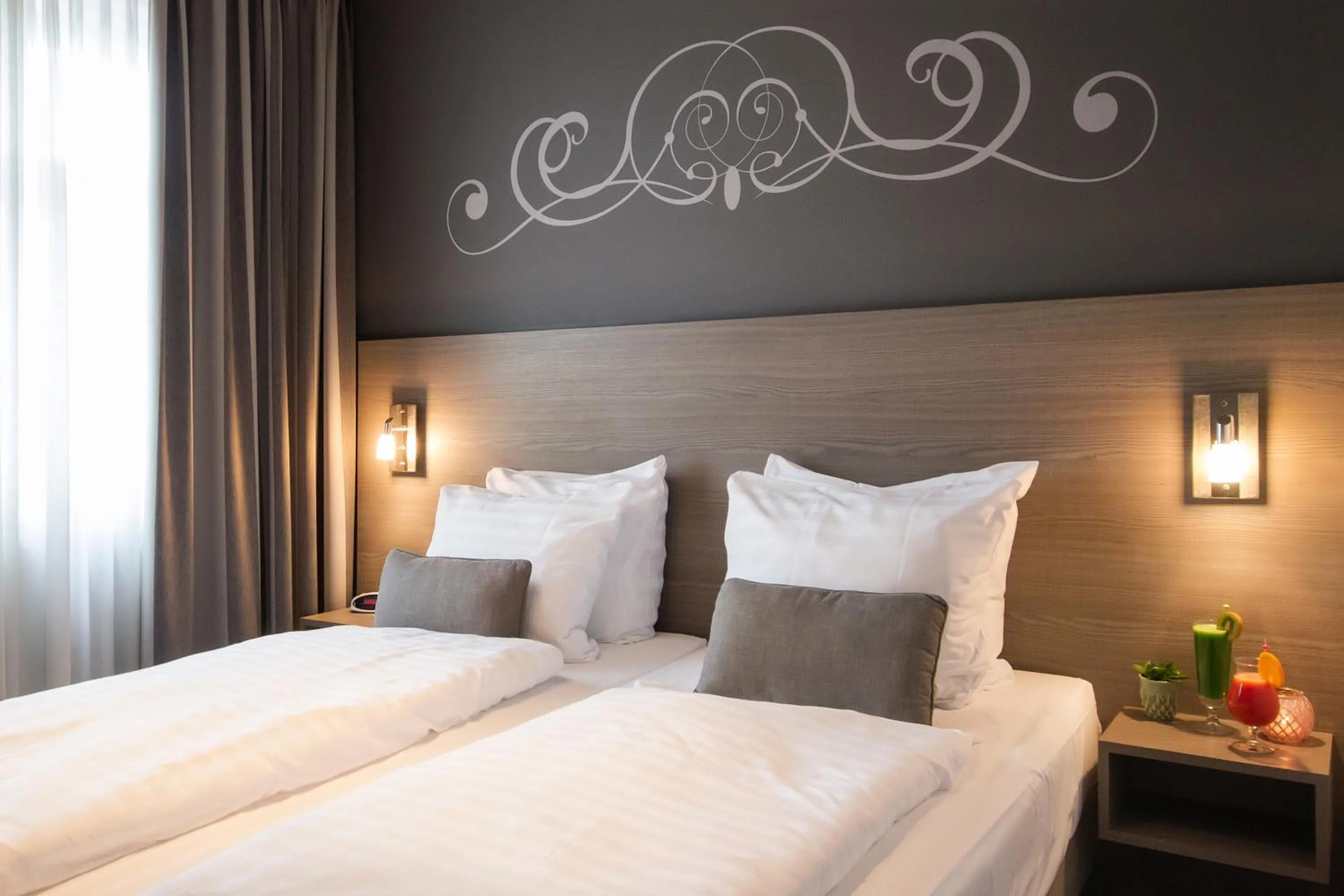 Bed in Grand Hotel Monopole