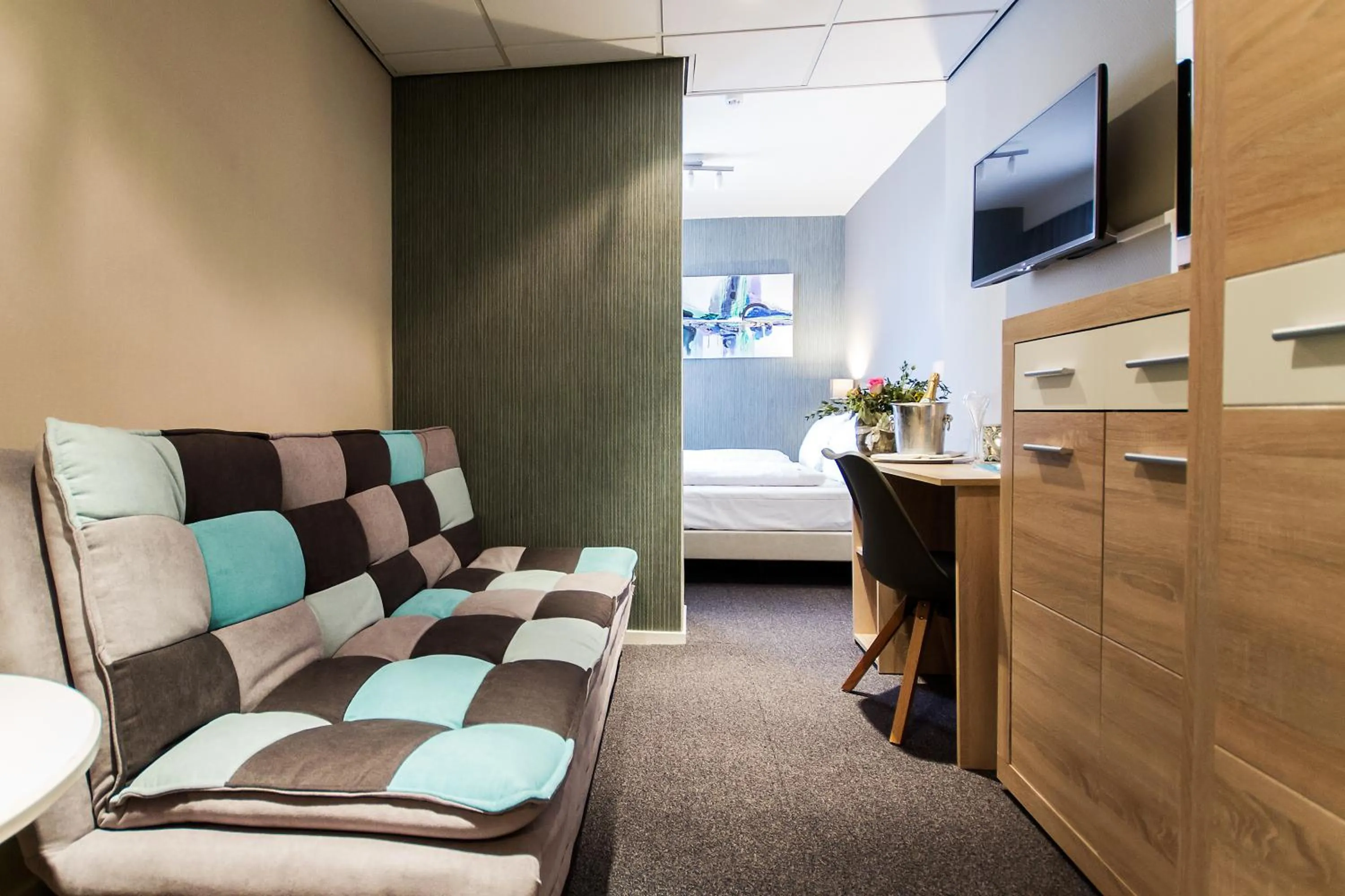 Bedroom in Grand Hotel Monopole