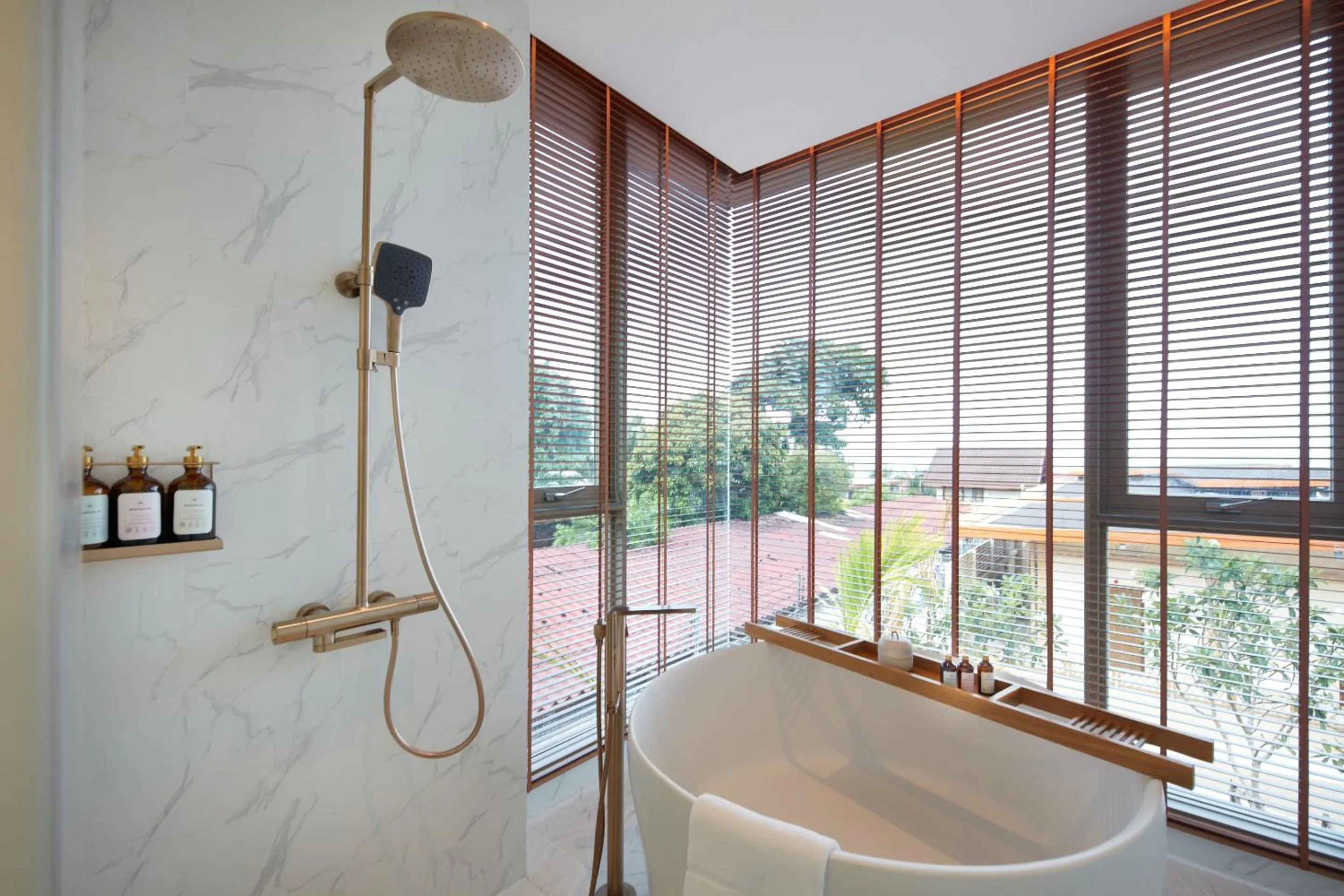 Shower in Marasca Samui - Small Luxury Hotels of the World
