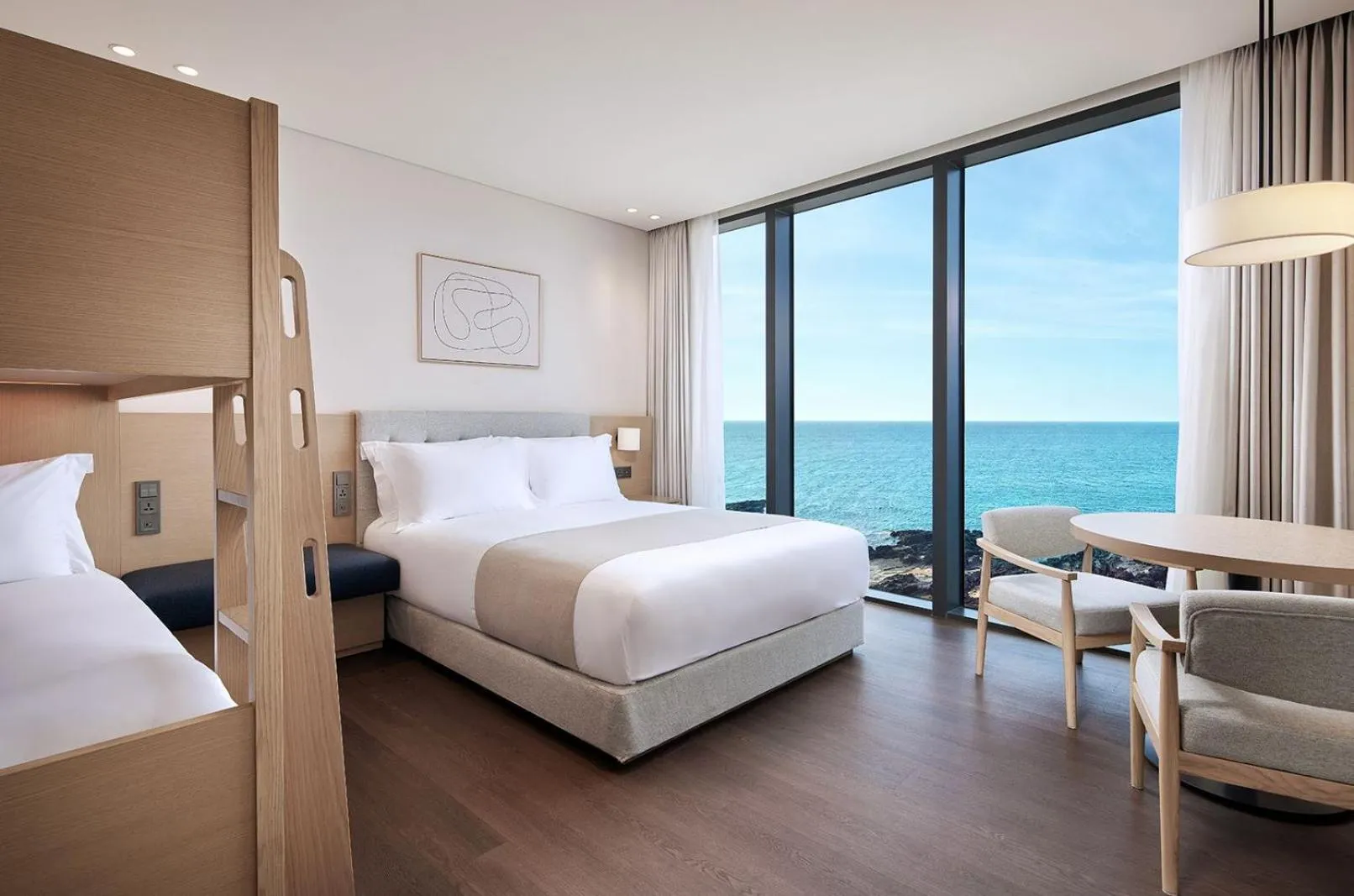Photo of the whole room, Bed in Shilla Stay Plus Iho Tewoo Ocean Front