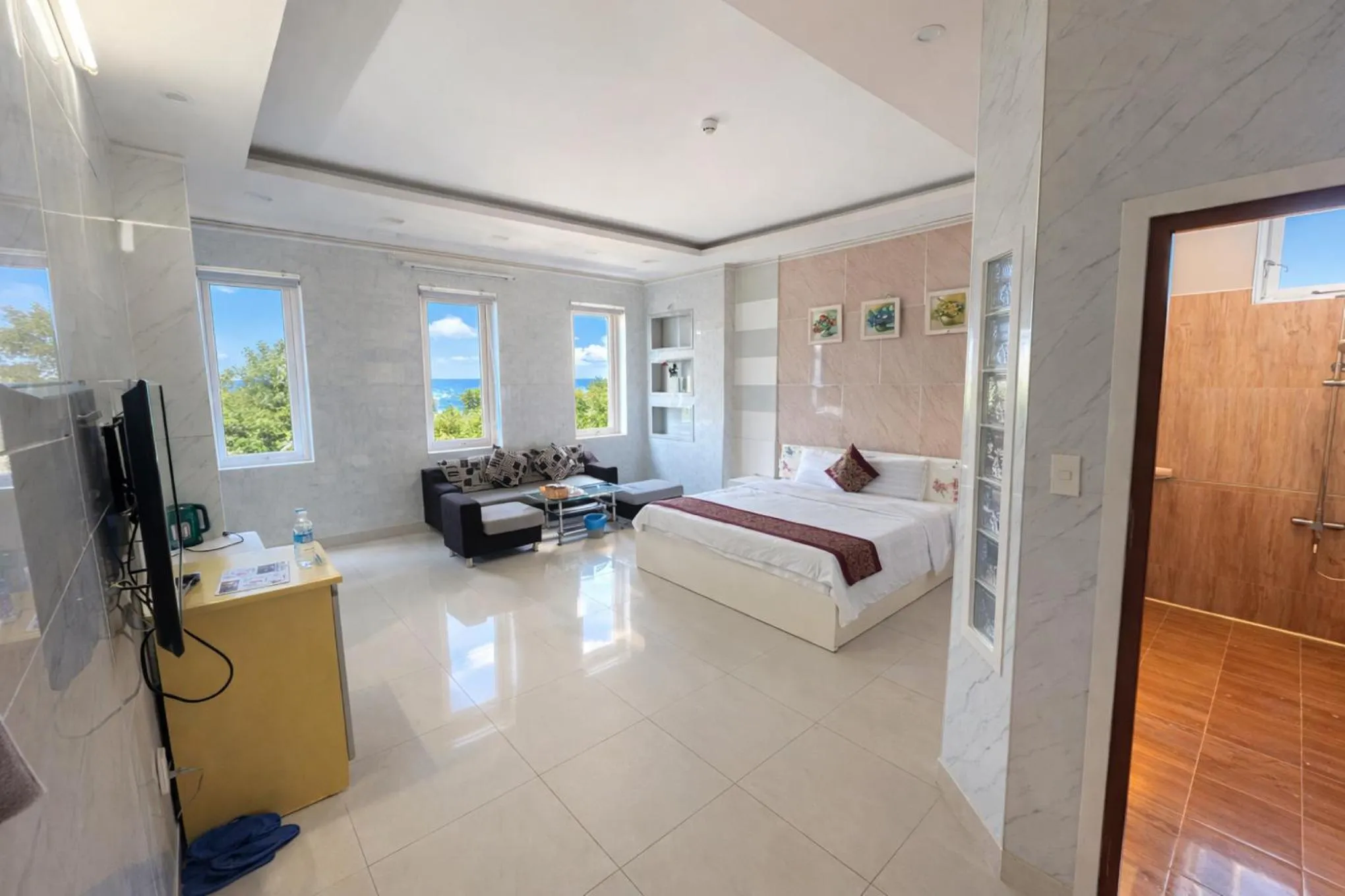 Bed in Hồng Nhung Hotel Kiên Giang