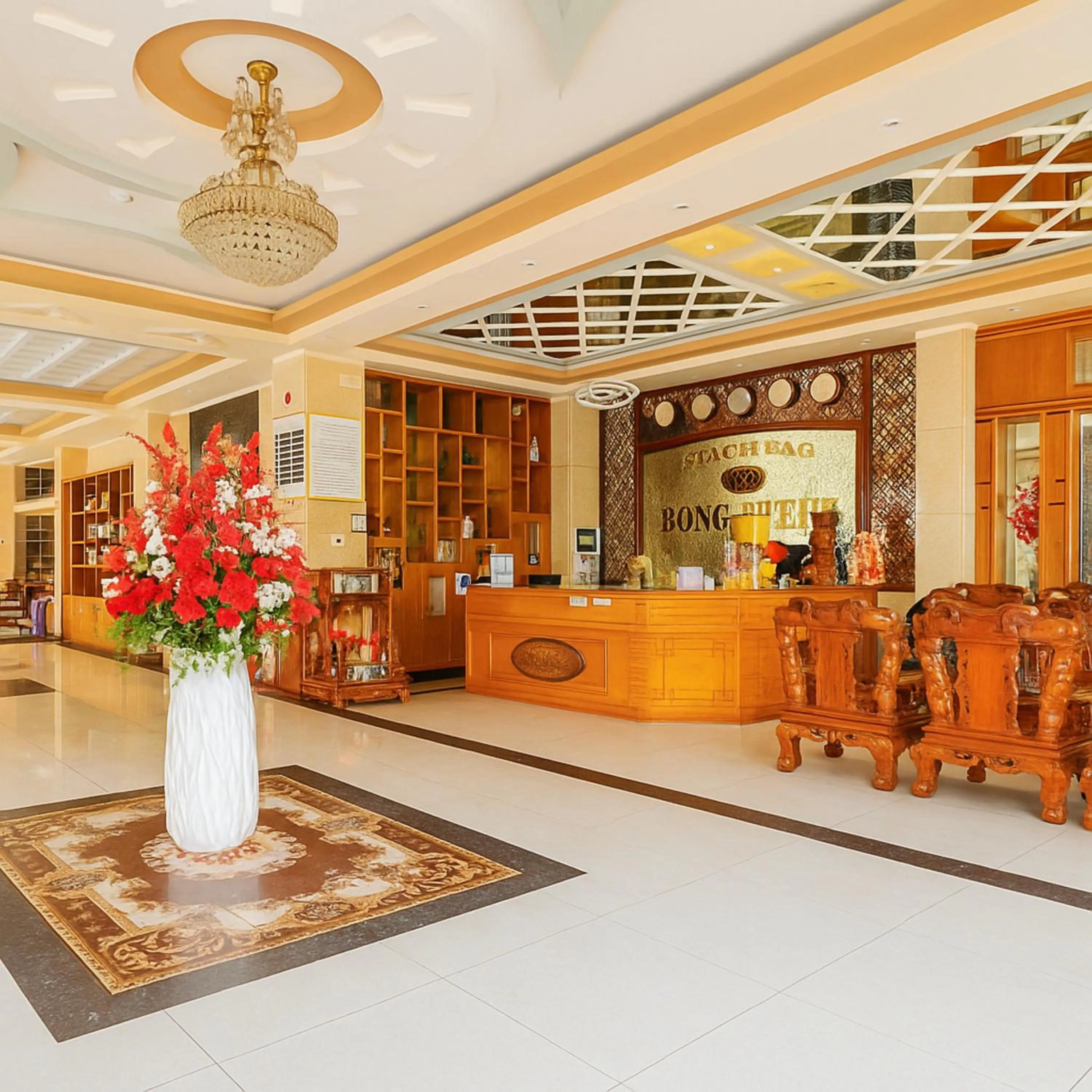 Lobby or reception in Hồng Nhung Hotel Kiên Giang