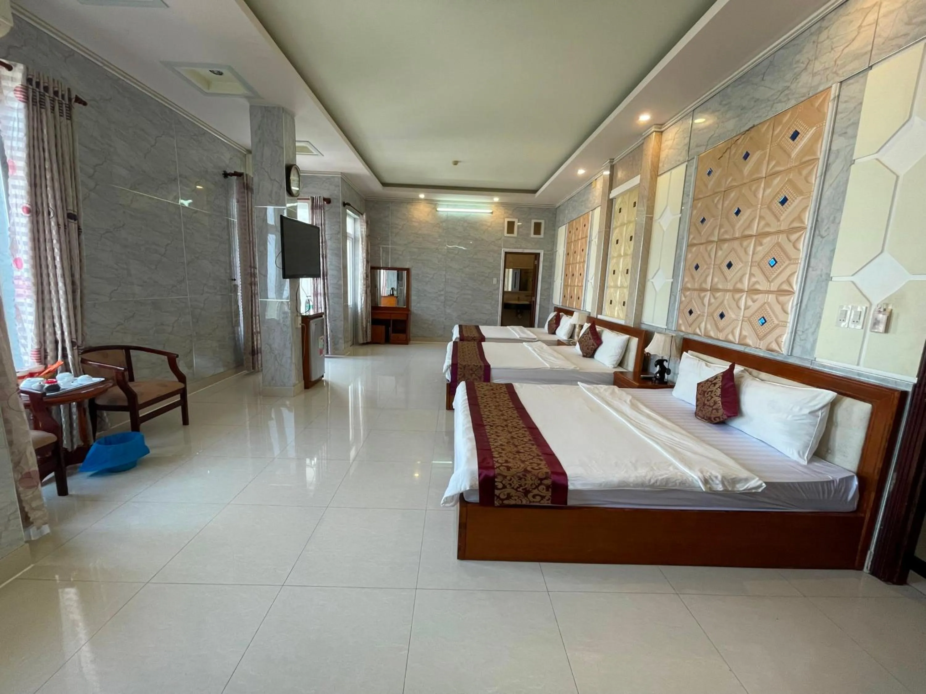 Bed in Hồng Nhung Hotel Kiên Giang