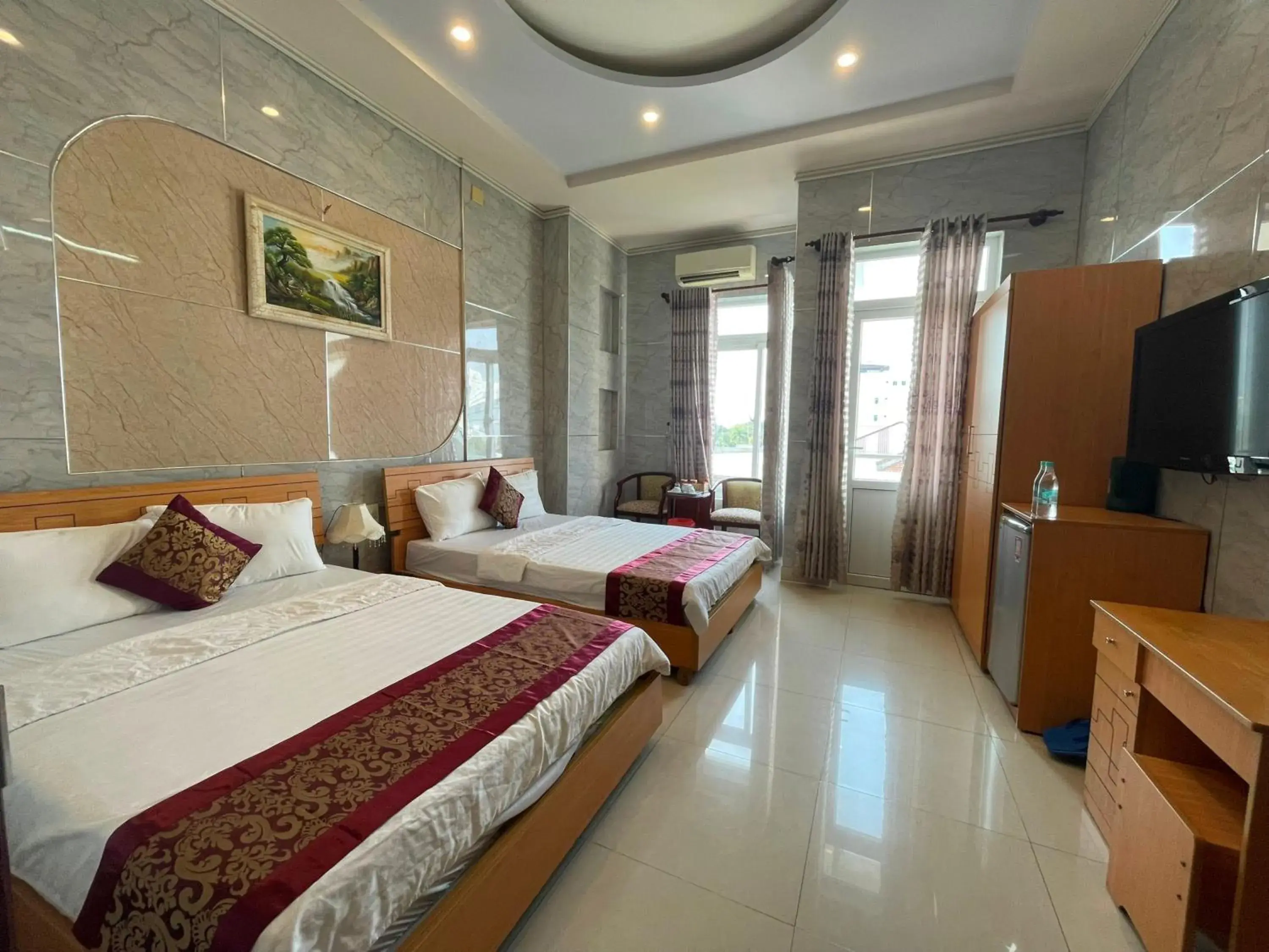 Quadruple Room in Hồng Nhung Hotel Kiên Giang Quadruple Room in Hồng Nhung Hotel Kiên Giang