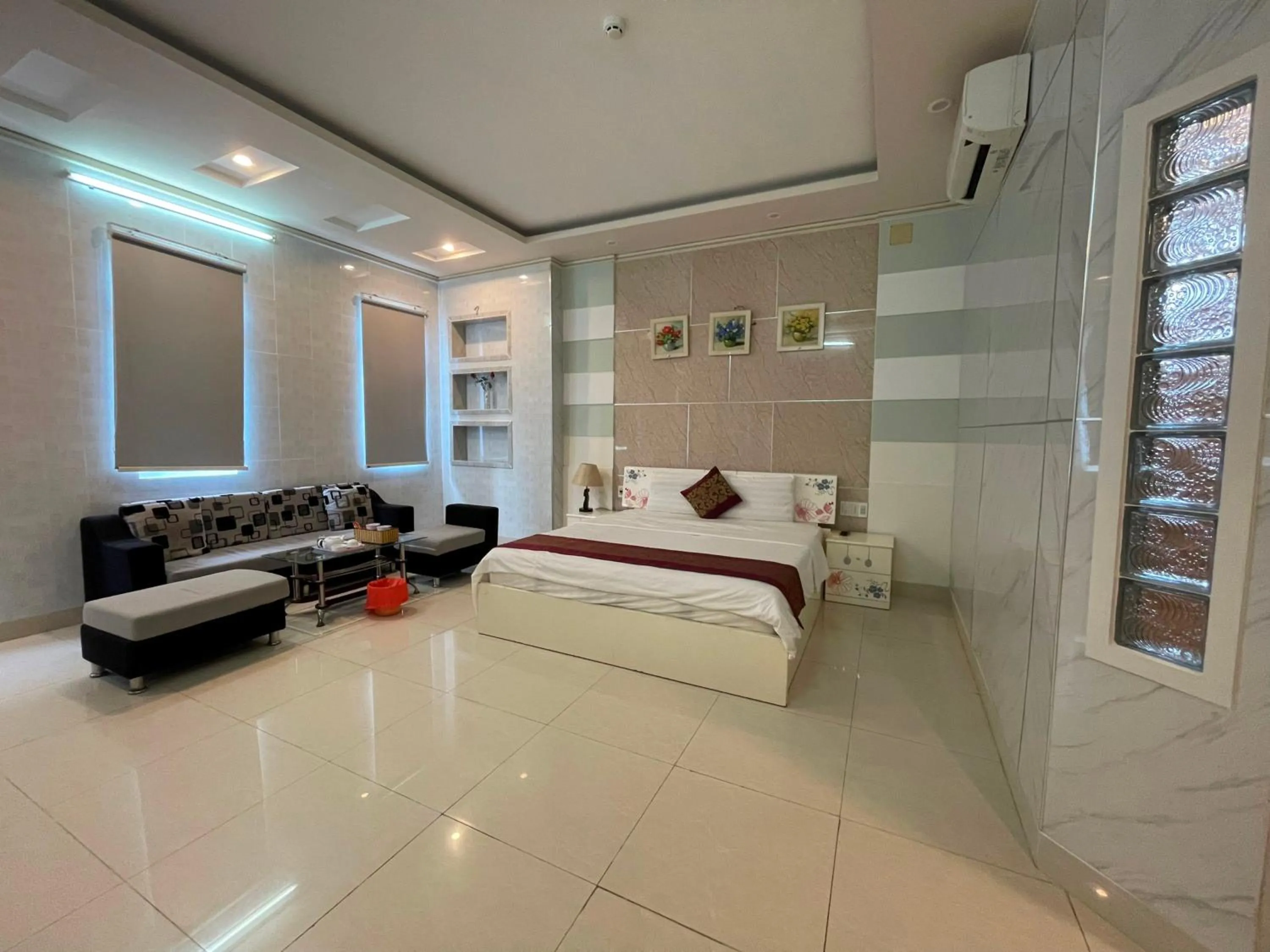 Bed in Hồng Nhung Hotel Kiên Giang