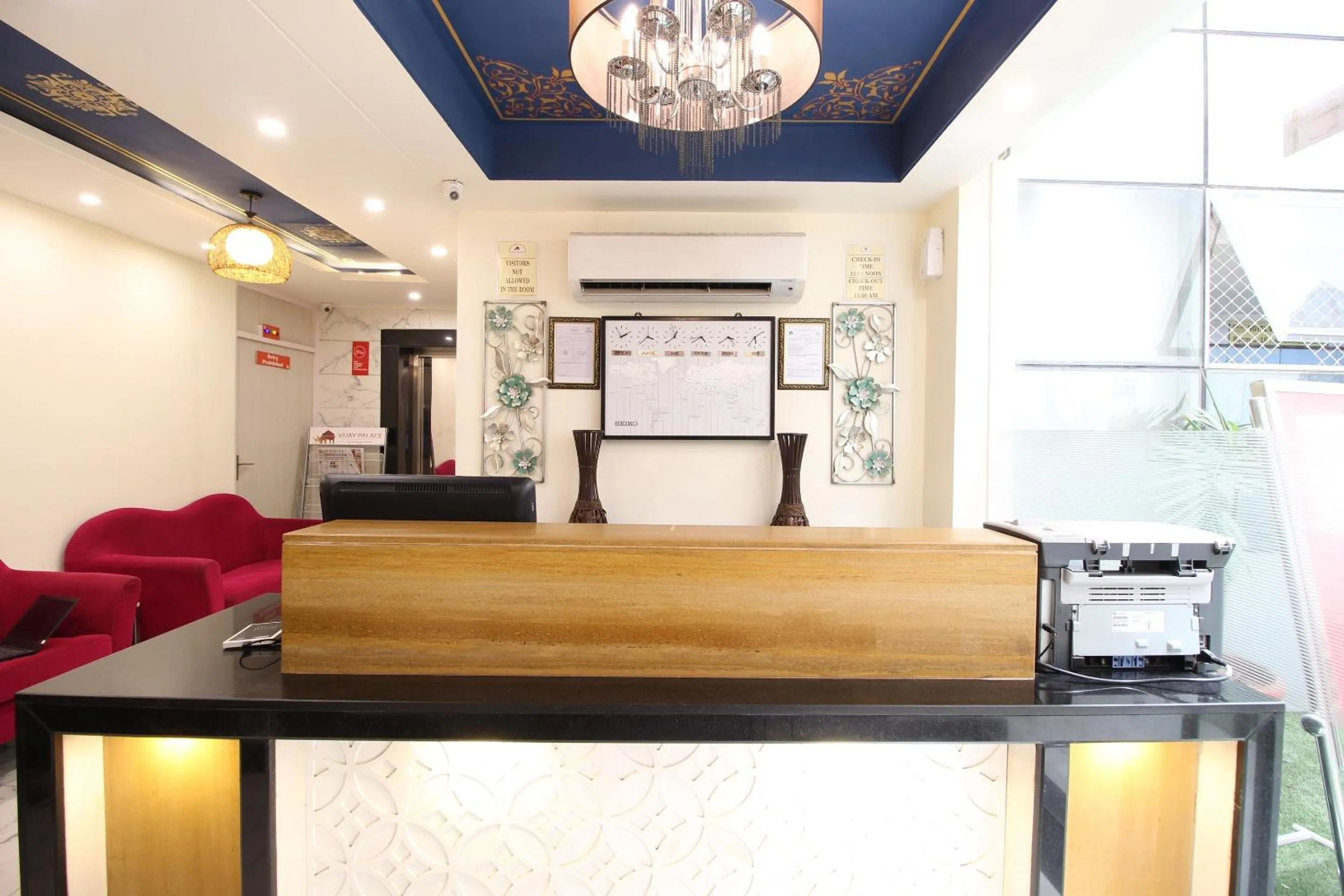 Lobby or reception in Collection O Vijay Palace