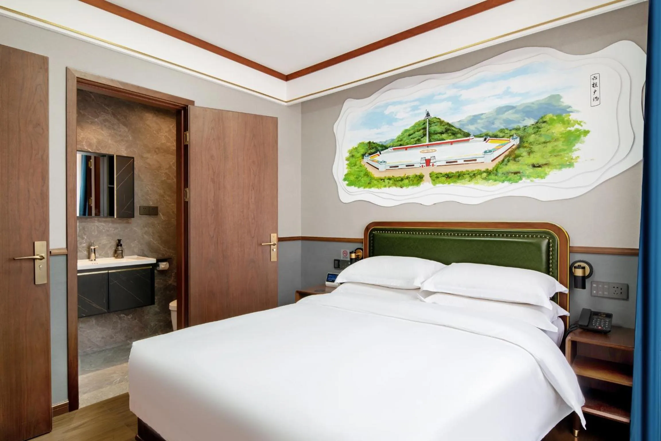 Bedroom, Bed in Nostalgia S Hotel Kunming Old Street