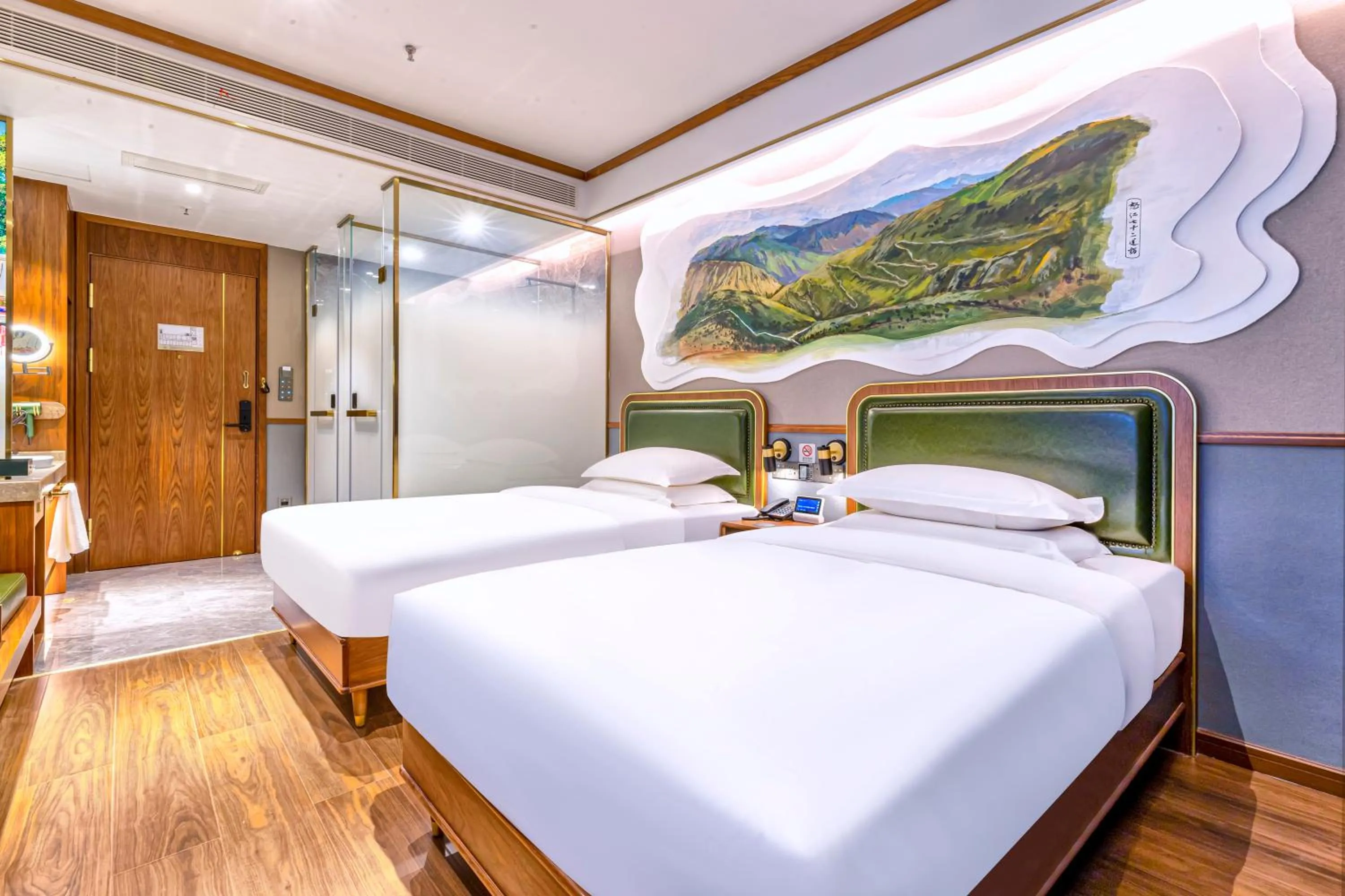 Bed in Nostalgia S Hotel Kunming Old Street